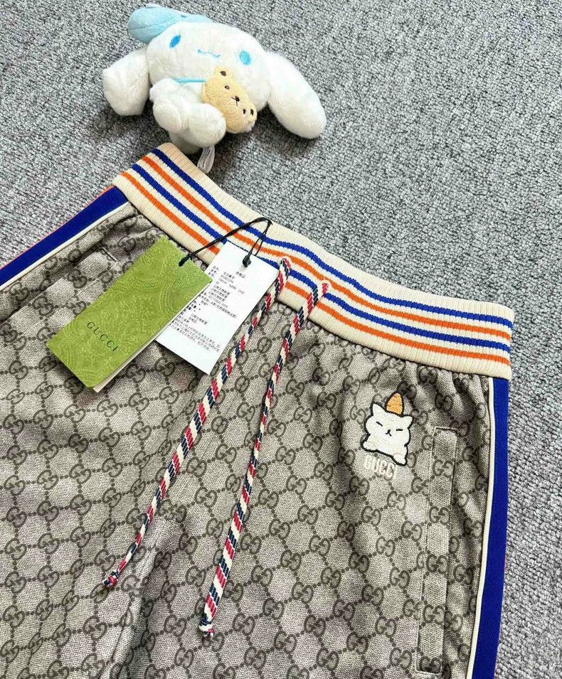 Gucci Gucci Brown Logo Drawstring Shorts-2506 Size US 30 / EU 46 - 2 Thumbnail