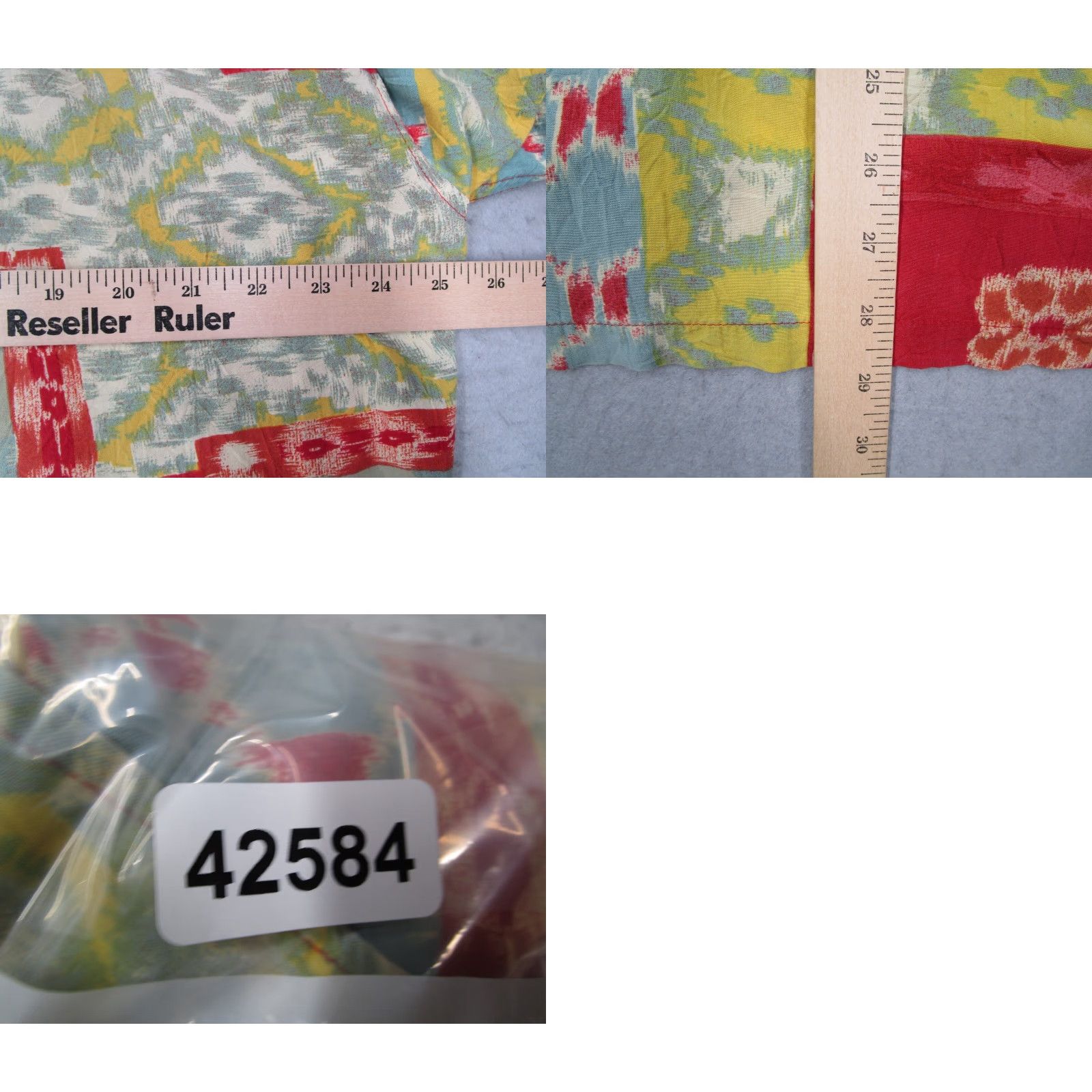 Jams World VINTAGE JAMS WORLD Hawaiian Shirt Mens Large Yellow Geometric Button-Up Casual 70s 80s 90s Size US L / EU 52-54 / 3 - 8 Thumbnail