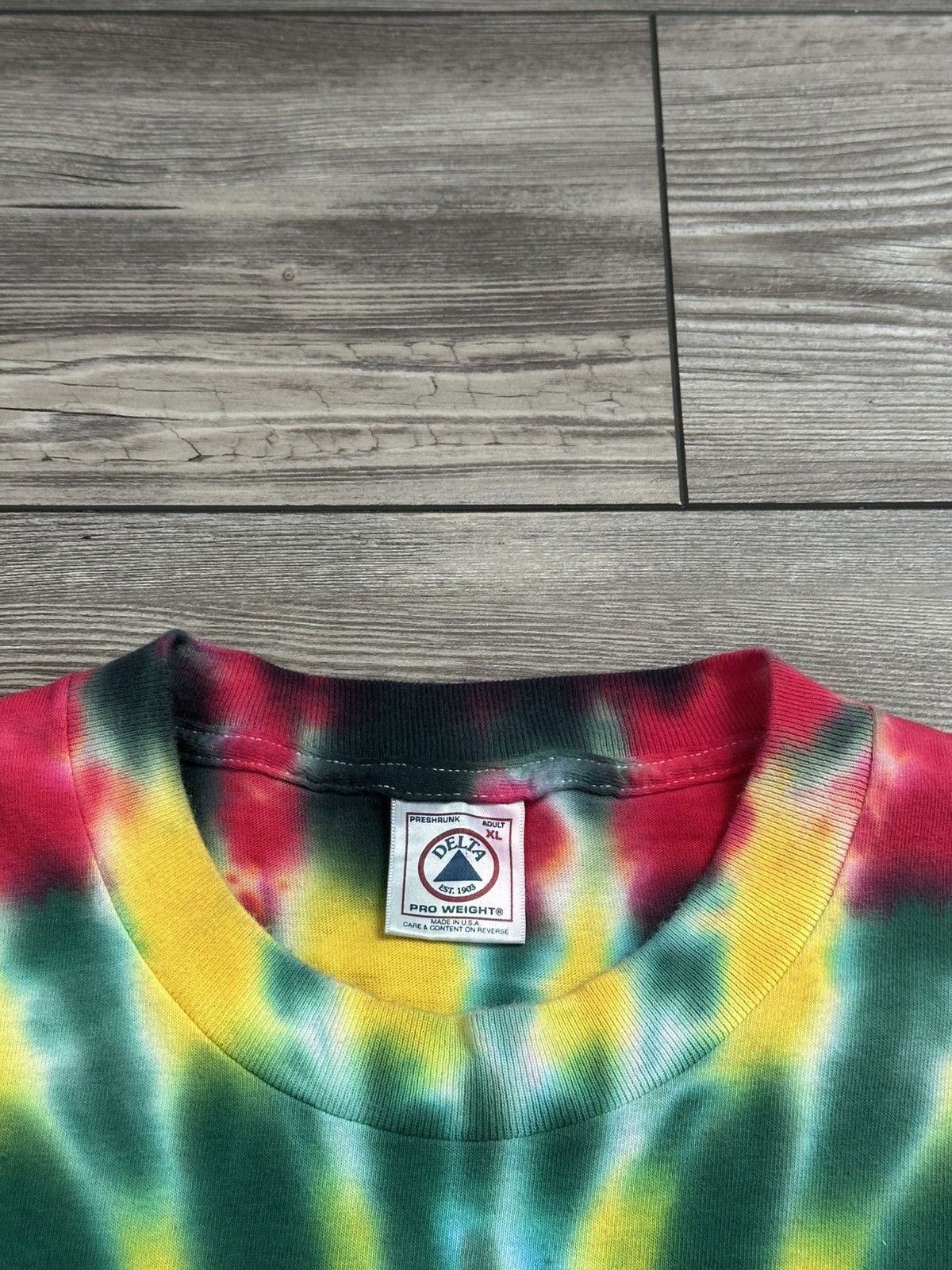 Bob Marley × Vintage Vintage 90’s Bob Marley Memorial Tie Dye T Shirt Size US XL / EU 56 / 4 - 5 Thumbnail