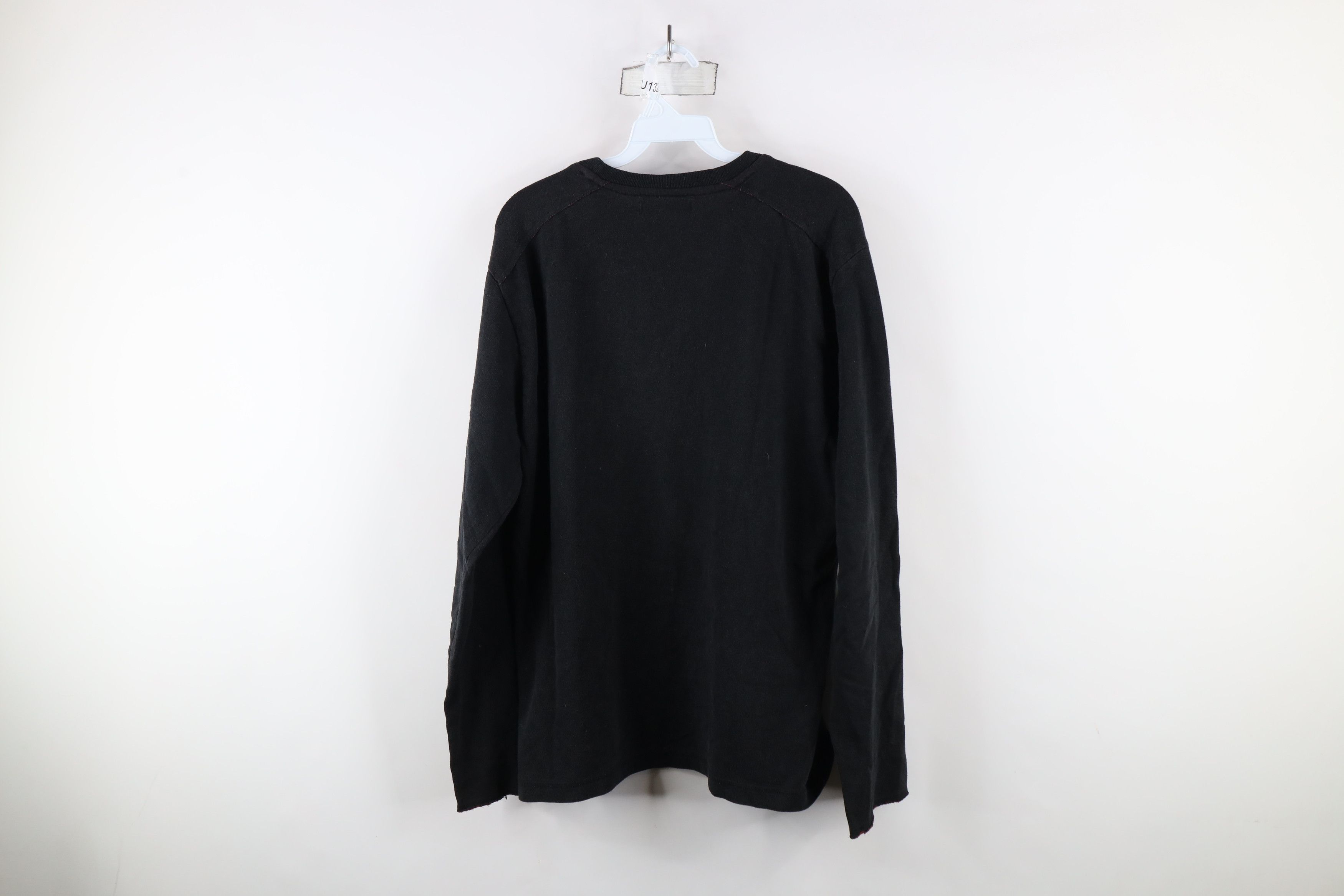 Hurley × Vintage Vintage Hurley Surfing Spell Tribal Knit Long Sleeve T-Shirt Size US XL / EU 56 / 4 - 9 Thumbnail
