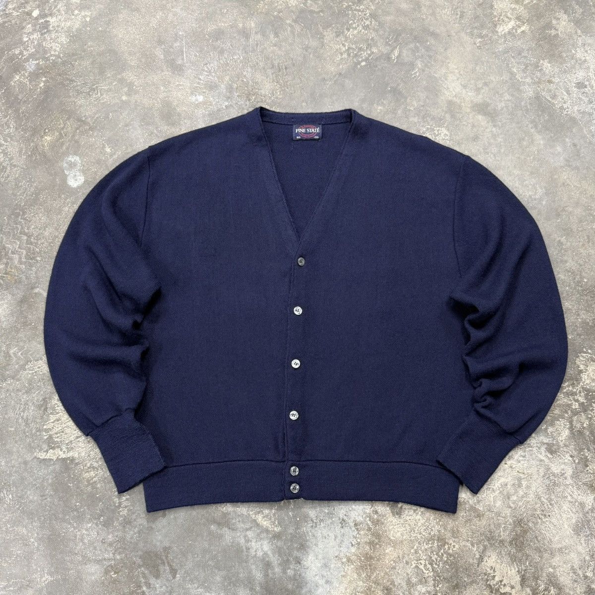 Vintage Vintage 80s Cardigan Sweater Oversized USA Made Classic Knit Size US XXL / EU 58 / 5 - 1 Thumbnail