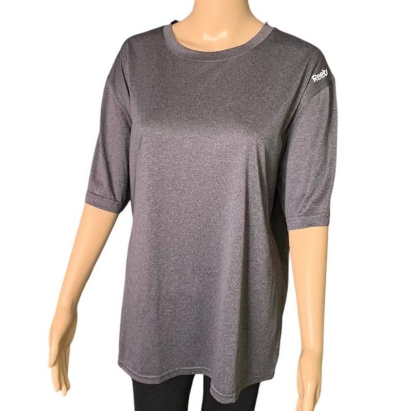 Reebok Reebok Women's Size Large Soft Shirt Logo Short Sleeve Crew Size L / US 10 / IT 46 - 7 Thumbnail
