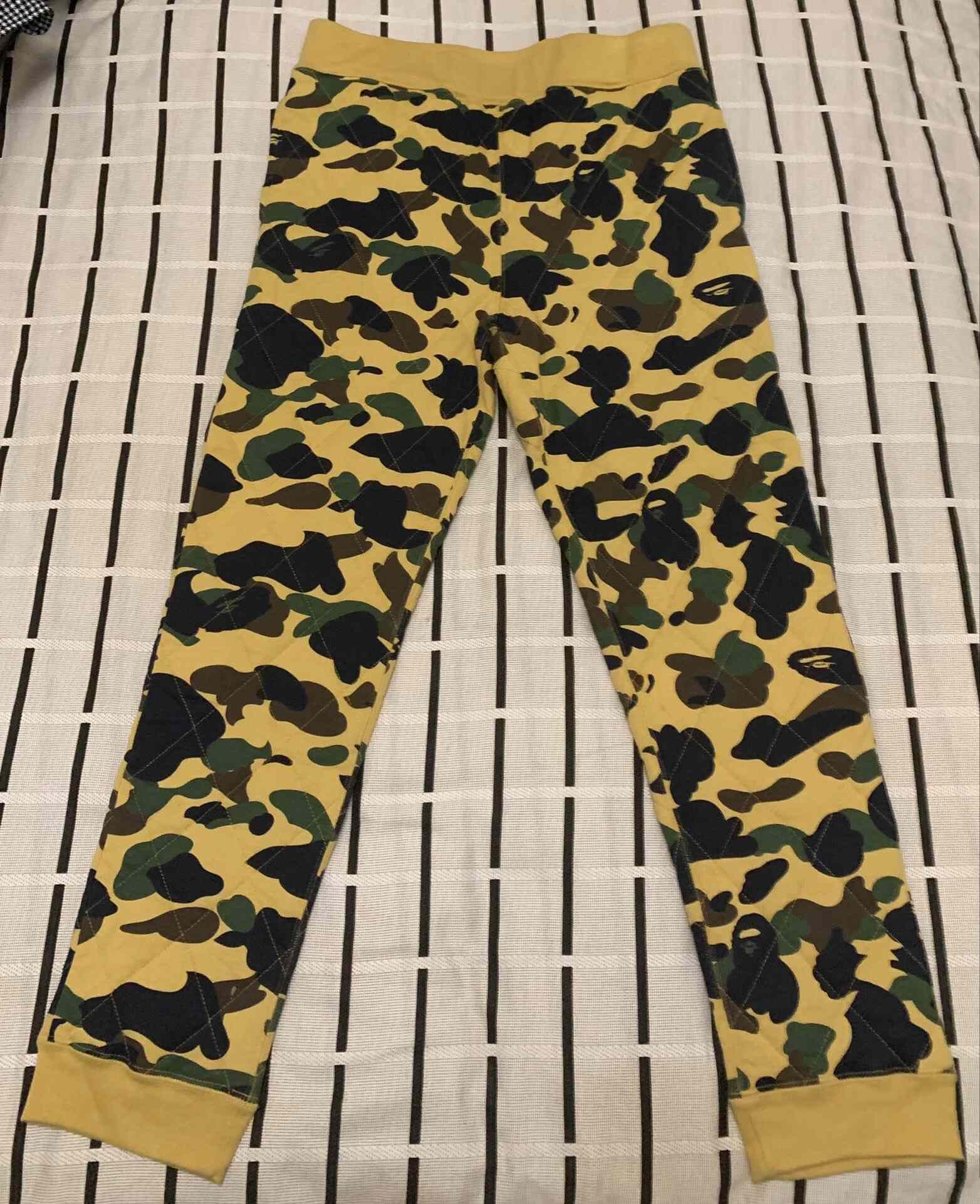 Bape Bape Casual Camo Yellow Casual Pants L Men Size US 34 / EU 50 - 1 Thumbnail