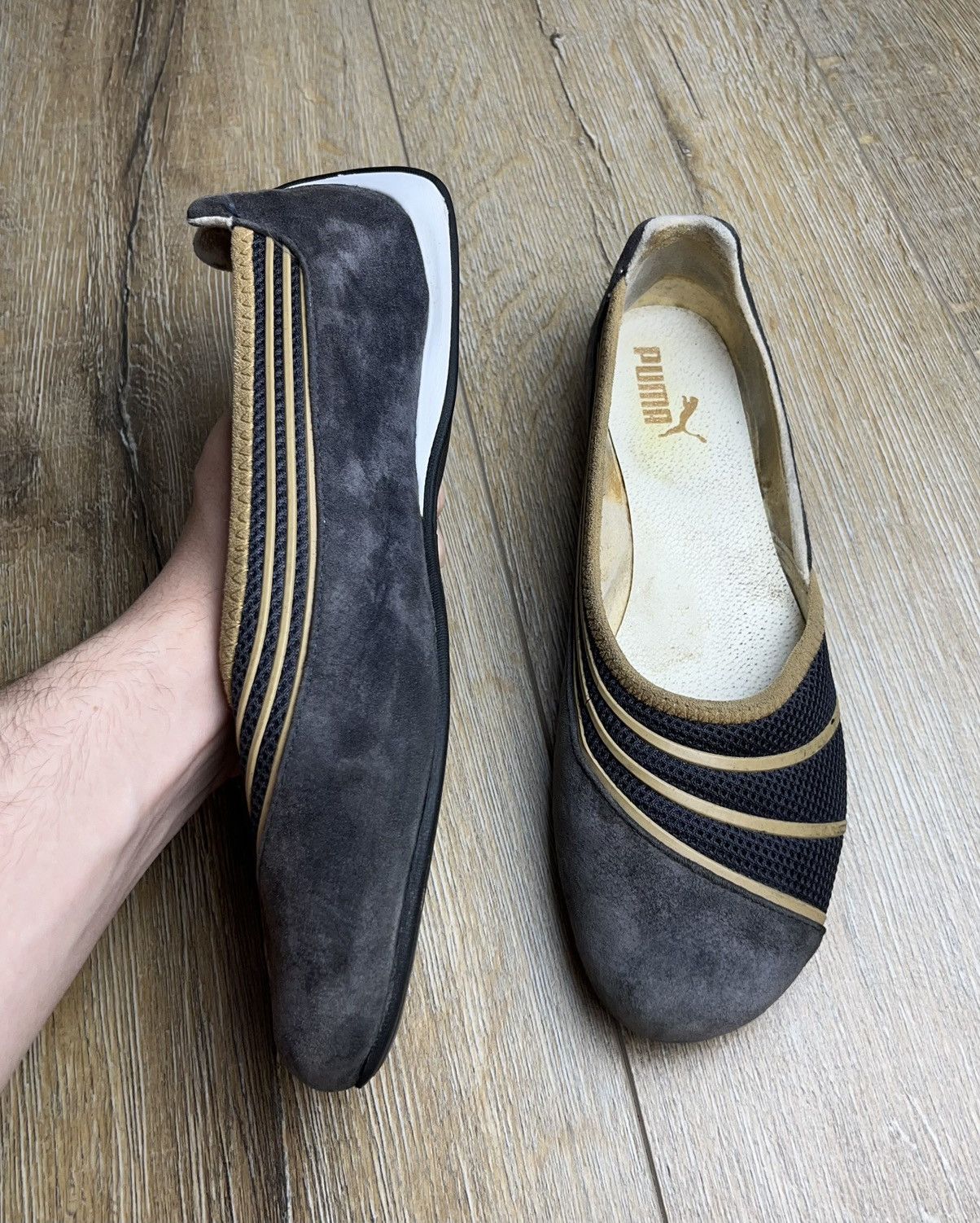 Japanese Brand JAPANESE PUMA SUEDE FLATS Y2K Size US 7 / IT 37 - 4 Thumbnail