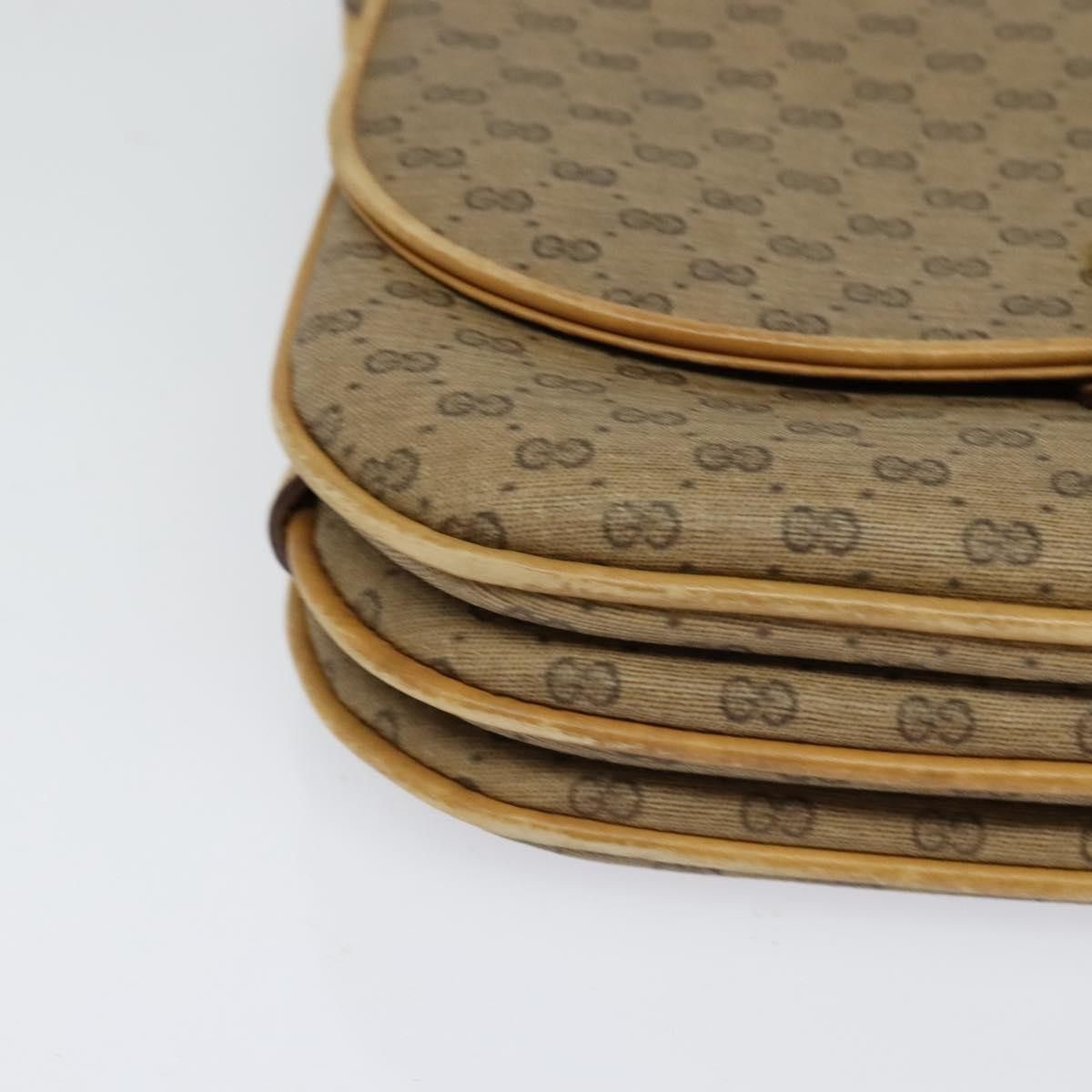 Gucci GUCCI Micro GG Supreme Shoulder Bag Pvc Leather Beige 001 Size ONE SIZE - 10 Thumbnail