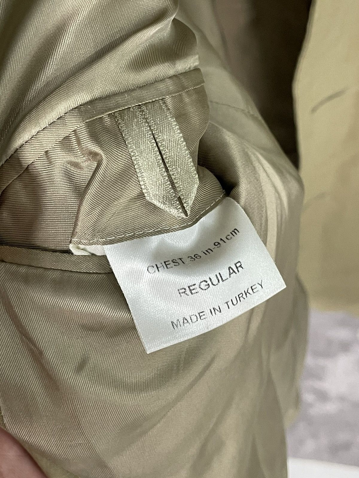Balmain × Vintage Vintage BALMAIN Beige Luxury Blazer Size US L / EU 52-54 / 3 - 10 Thumbnail