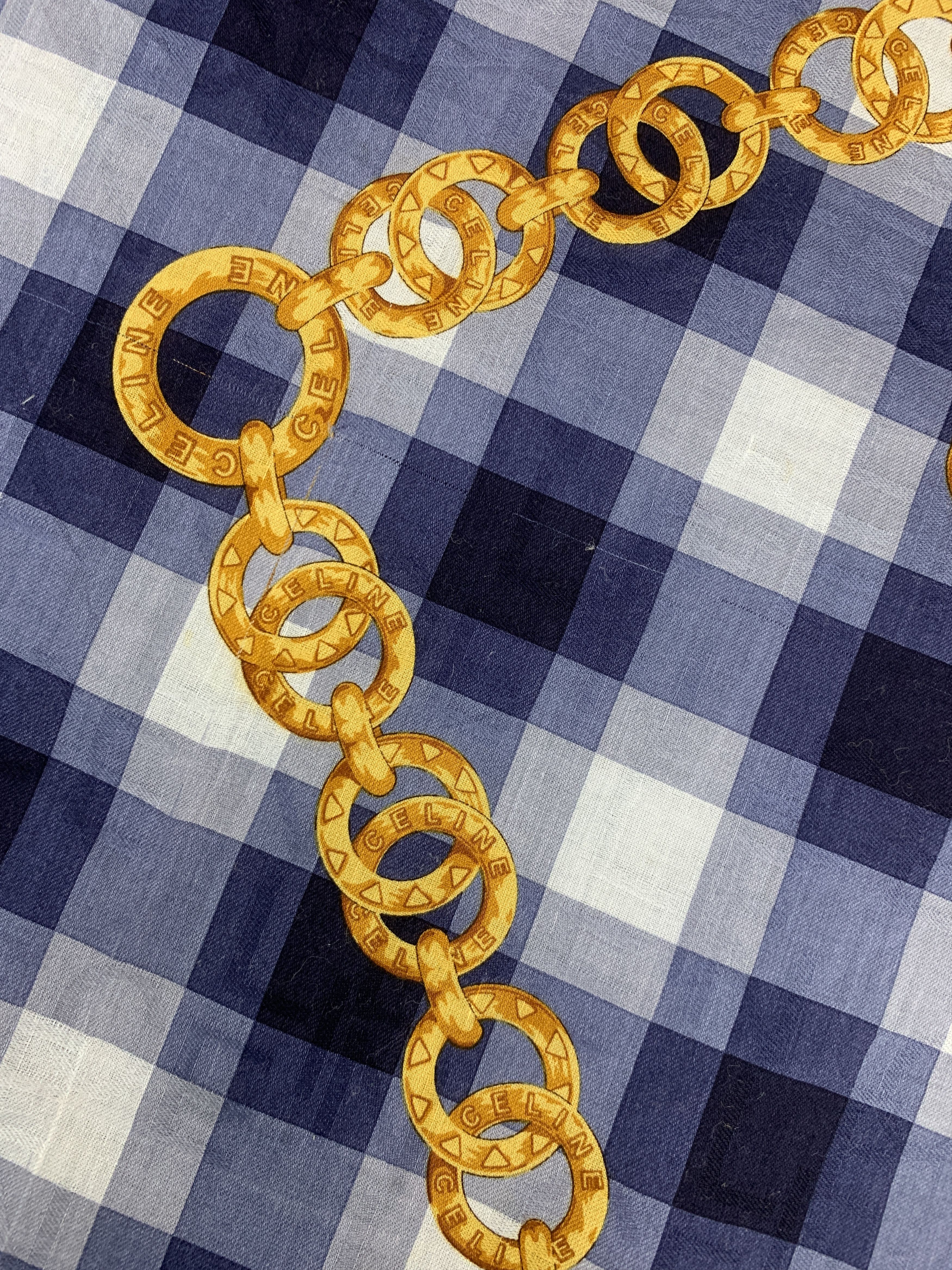 Celine × Vintage Vintage Celine Neckerchief/ Handkerchief Scarves - HKA901 Size ONE SIZE - 6 Thumbnail