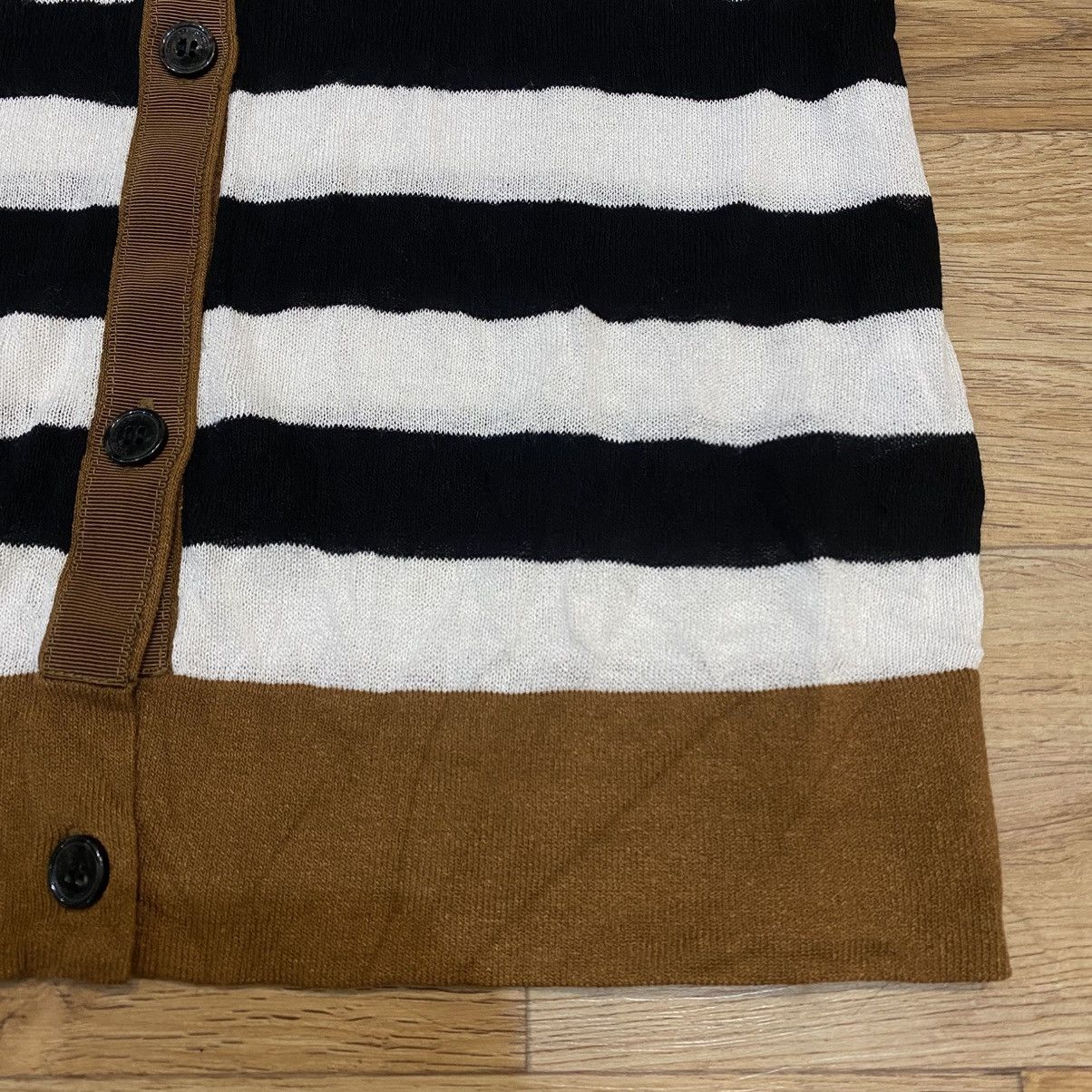 GU × Undercover Gu X Undercover Stripe Cardigan Button Up Size M / US 6-8 / IT 42-44 - 3 Thumbnail