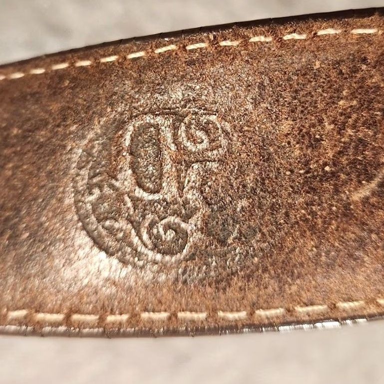 Ariat Ariat Belt Mens 36 Brown Leather Western Buckle D1022 Adjustable Size 36 - 4 Thumbnail