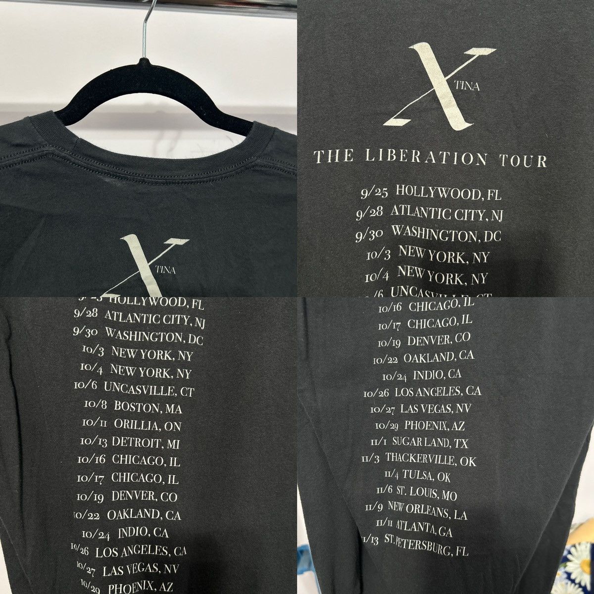 Other Christina Aguilera 2018 Tour Graphic Tee Sz Small - "Julian" Size S / US 4 / IT 40 - 20 Thumbnail