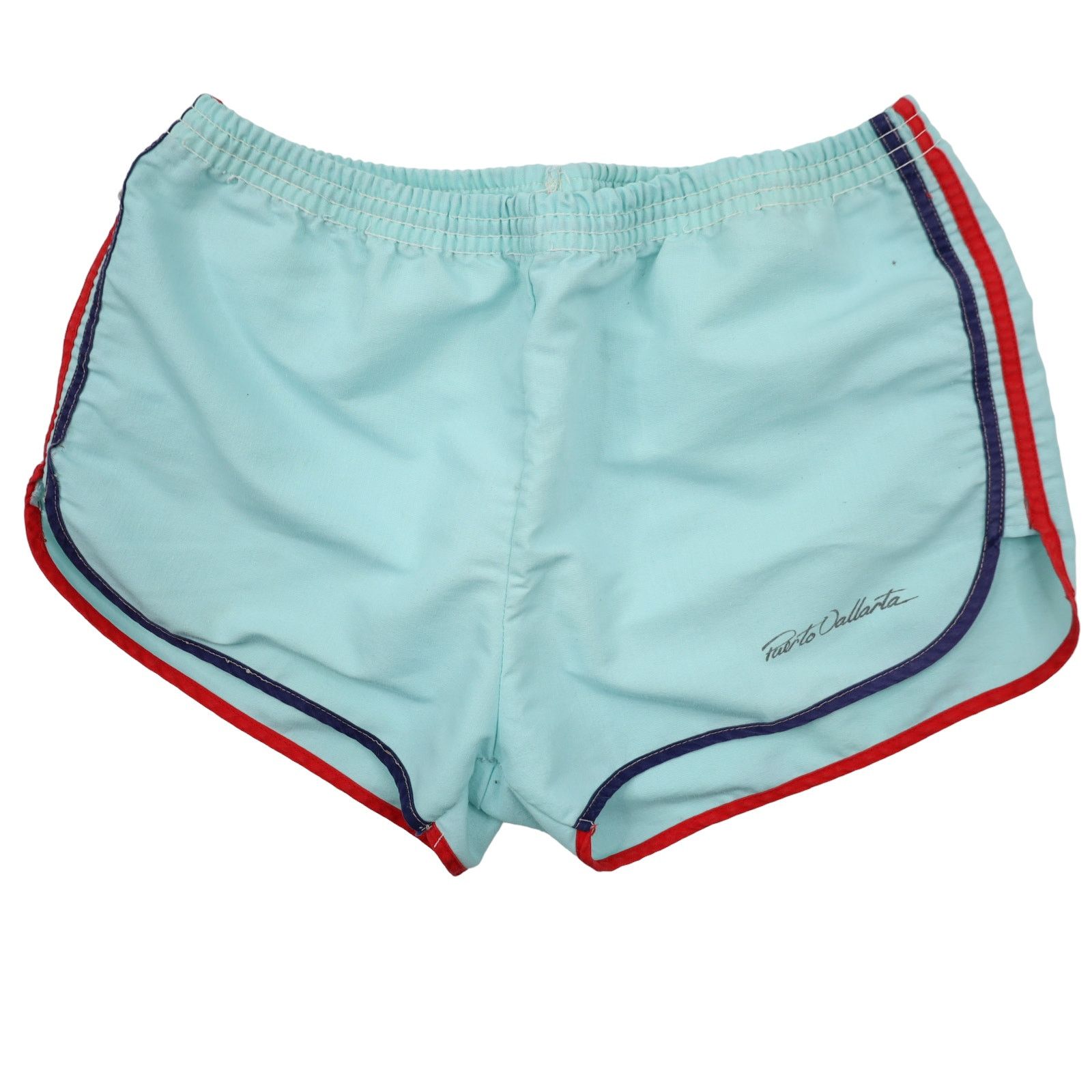 Vintage Vintage Polyester Running Short Shorts Size 28" / US 6 / IT 42 - 1 Thumbnail
