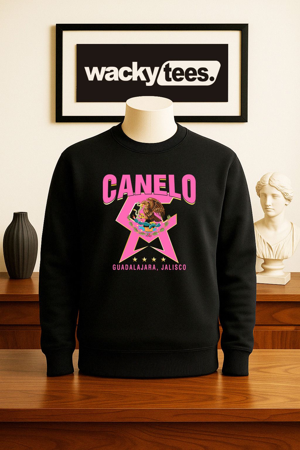 Other Canelo Alvarez CA Pink Mexico Mexican Graphic Tee Shirt Size US L / EU 52-54 / 3 - 5 Thumbnail