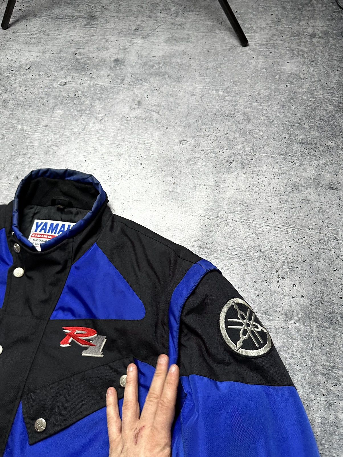 Yamaha Vintage 90s Yamaha R1 Transformer 2 in 1 Racing Moto Jacket Size US XL / EU 56 / 4 - 6 Thumbnail