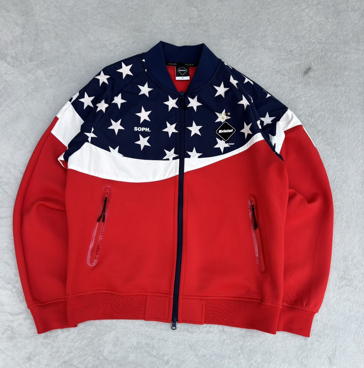 F.C.R.B S/S 2020 FCRB by Sophnet x Coca Cola Stars Zip up Jacket Size US XL / EU 56 / 4 - 2 Thumbnail