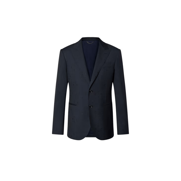 Louis Vuitton Single-Breasted Wool Pont Neuf Jacket - 48 S Size 48S - 1 Thumbnail