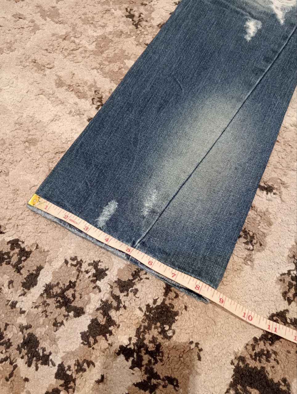 If Six Was Nine Vintage Daisy Distressed Jeans Size US 31 - 14 Thumbnail