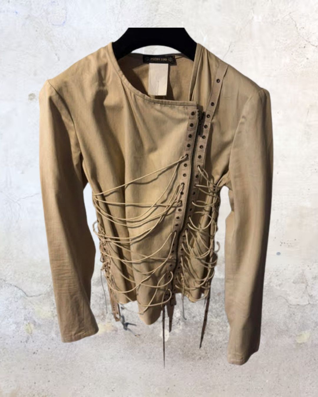 plein sud Plein Sud bondage corset blouse Faycal Amor project SS 2003 Size S / US 4 / IT 40 - 1 Thumbnail