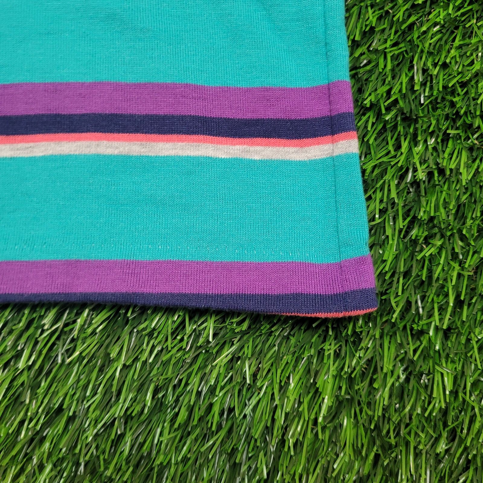 Vintage VTG 80s Andhurst Striped Polo Shirt M USA Skater Vaporwave Size US M / EU 48-50 / 2 - 4 Thumbnail