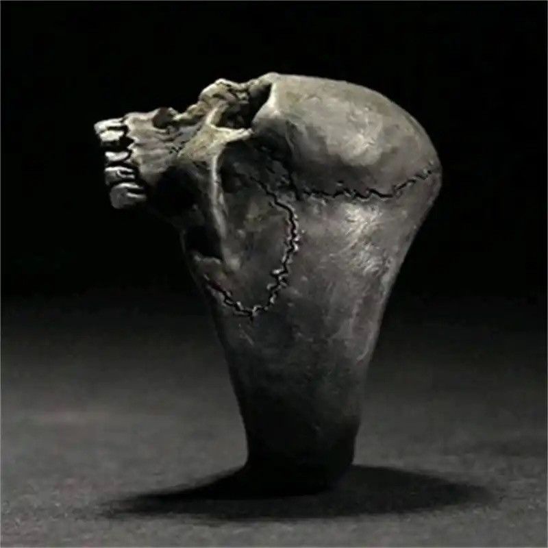 Vintage New Neo-Gothic Style Antique Skull Size ONE SIZE - 3 Thumbnail