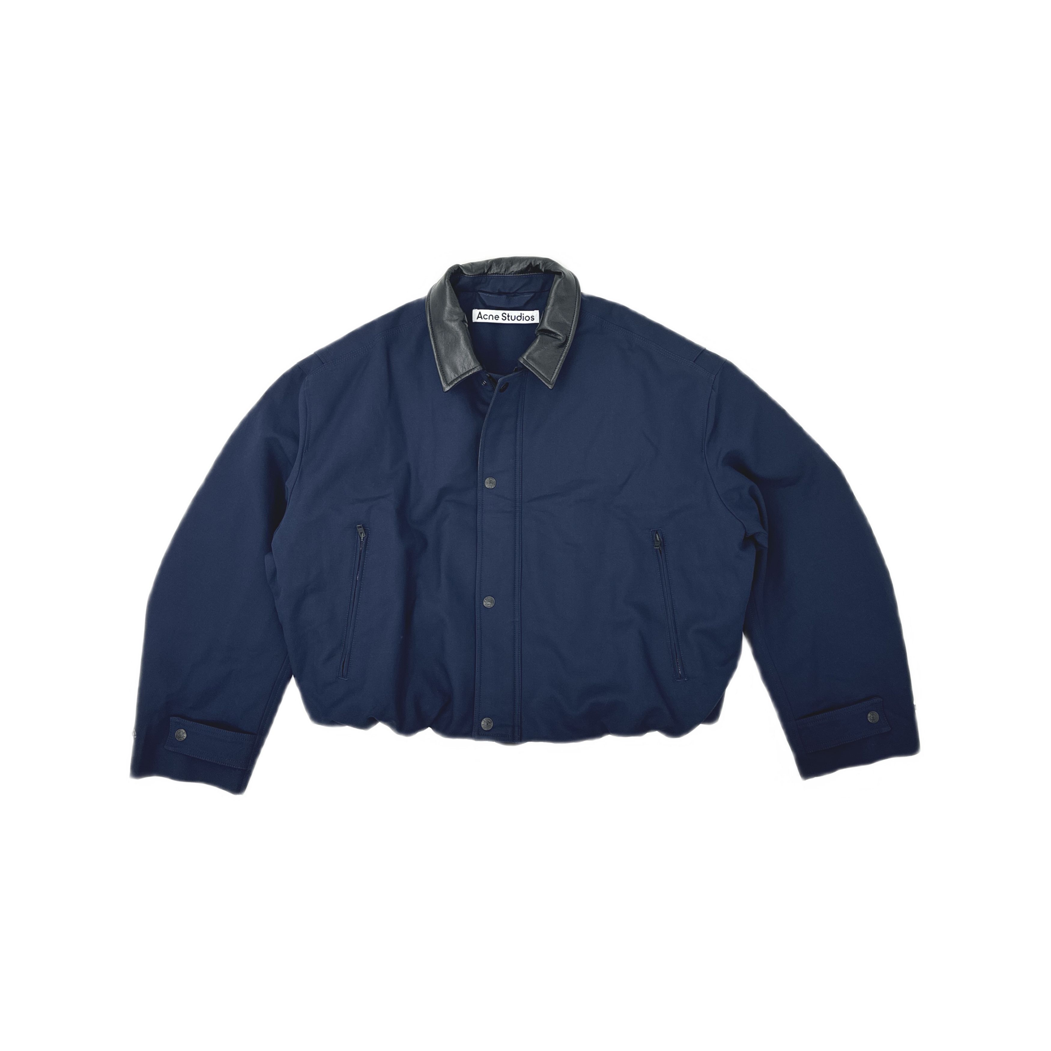 Acne Studios Acne Studios Leather Collar Barn Jacket Size M Size US M / EU 48-50 / 2 - 1 Thumbnail