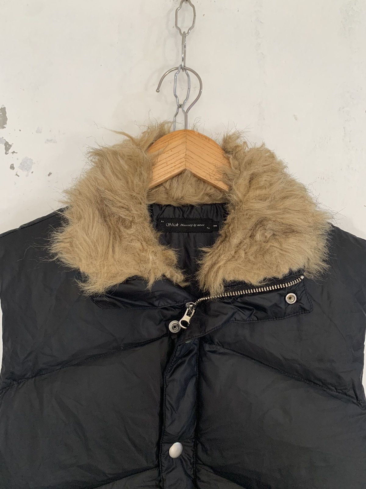 14th Addiction × If Six Was Nine × Slick Slick nylon fur collar down vest Size US S / EU 44-46 / 1 - 6 Thumbnail