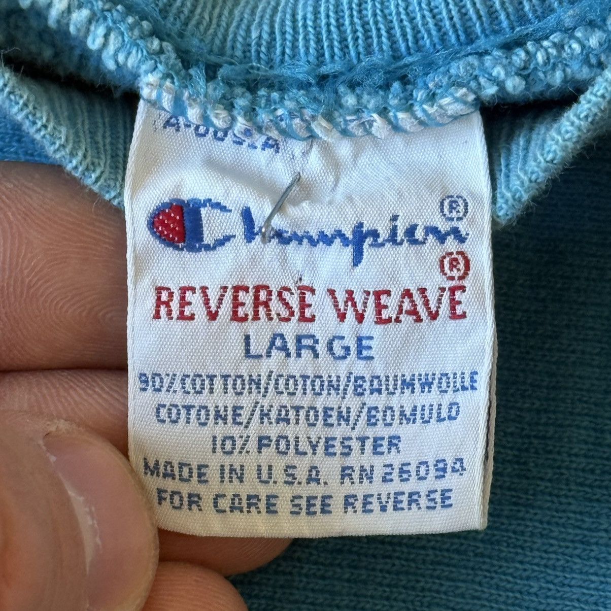 Champion Champion Reverse Weave Vintage Crewneck Embroidered Logo Size US L / EU 52-54 / 3 - 6 Thumbnail