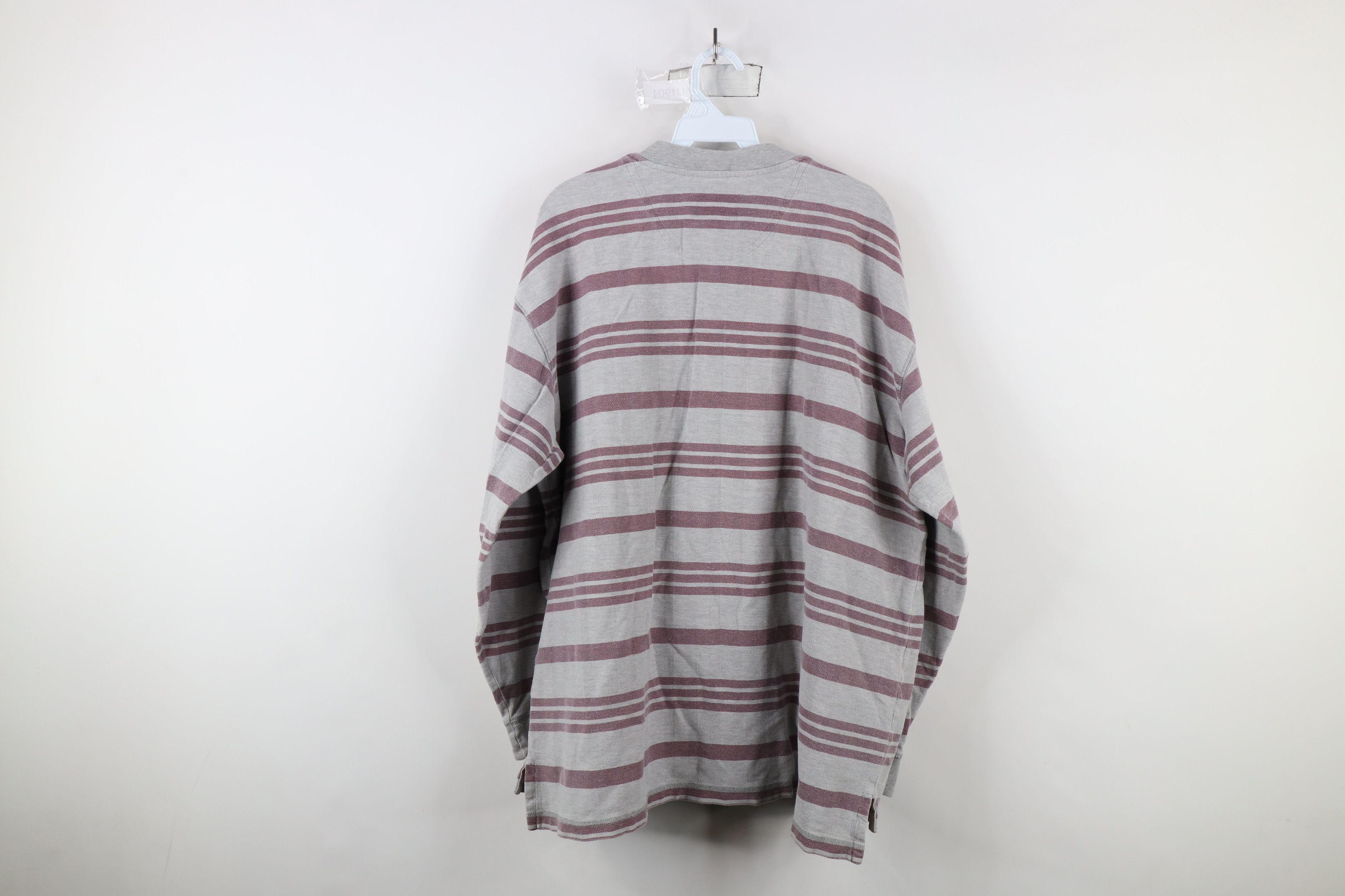 Vintage × Woolrich Woolen Mills Vintage 90s Woolrich Heavyweight Long Sleeve Henley T-Shirt Size US XL / EU 56 / 4 - 9 Thumbnail