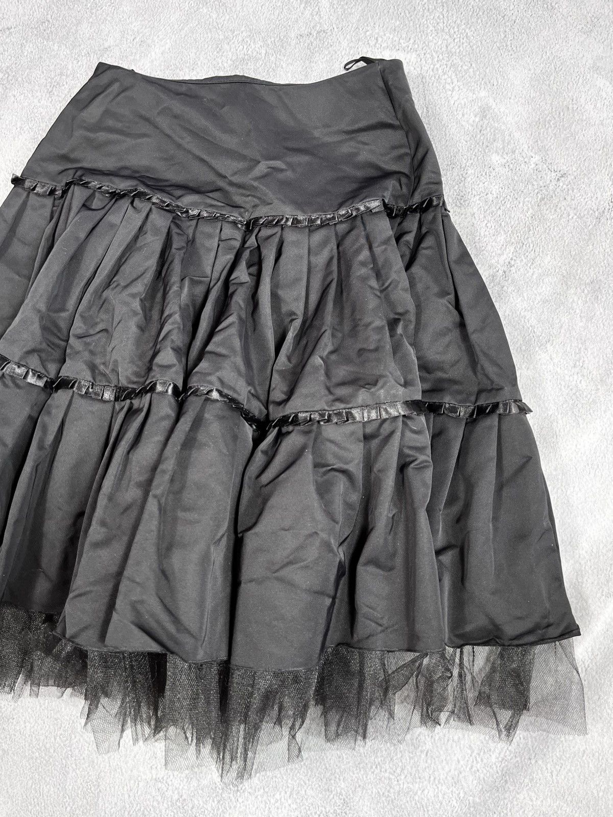 Vintage Vintage mesh lush midi skirt opium style avant garde Size 27" / US 4 / IT 40 - 6 Thumbnail