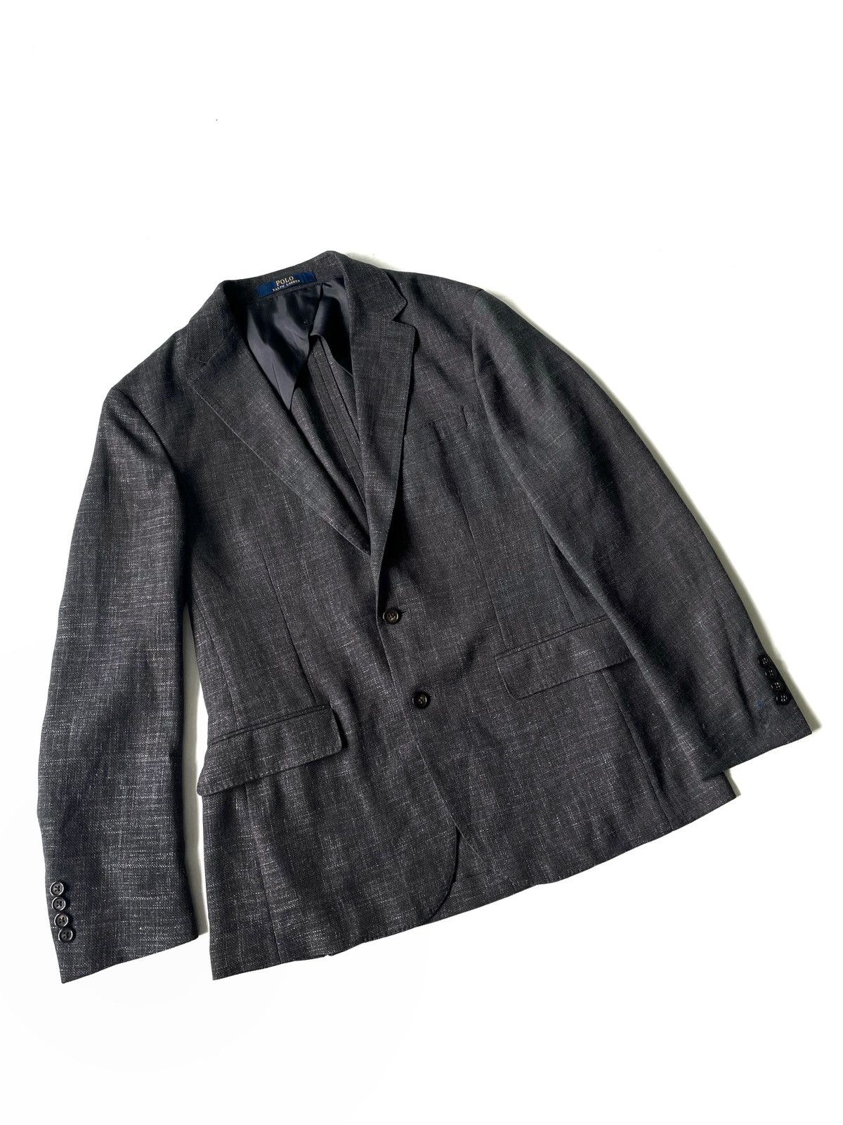 Polo Ralph Lauren Luxury Linen Wool Blazer Jacket Size 40/L