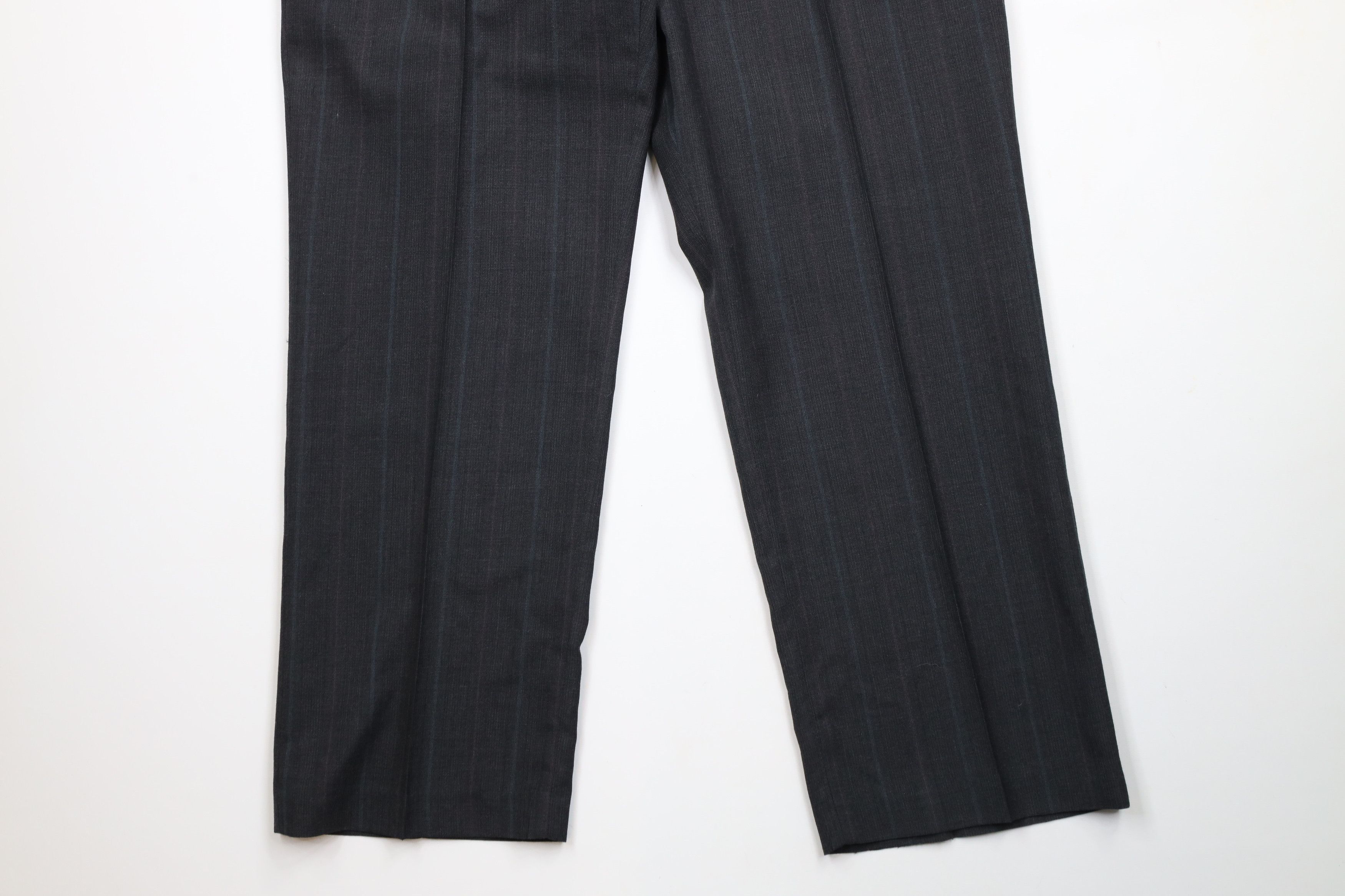 Vintage Vintage 90s Streetwear Striped Wide Leg Chino Pants USA Size US 38 / EU 54 - 4 Thumbnail