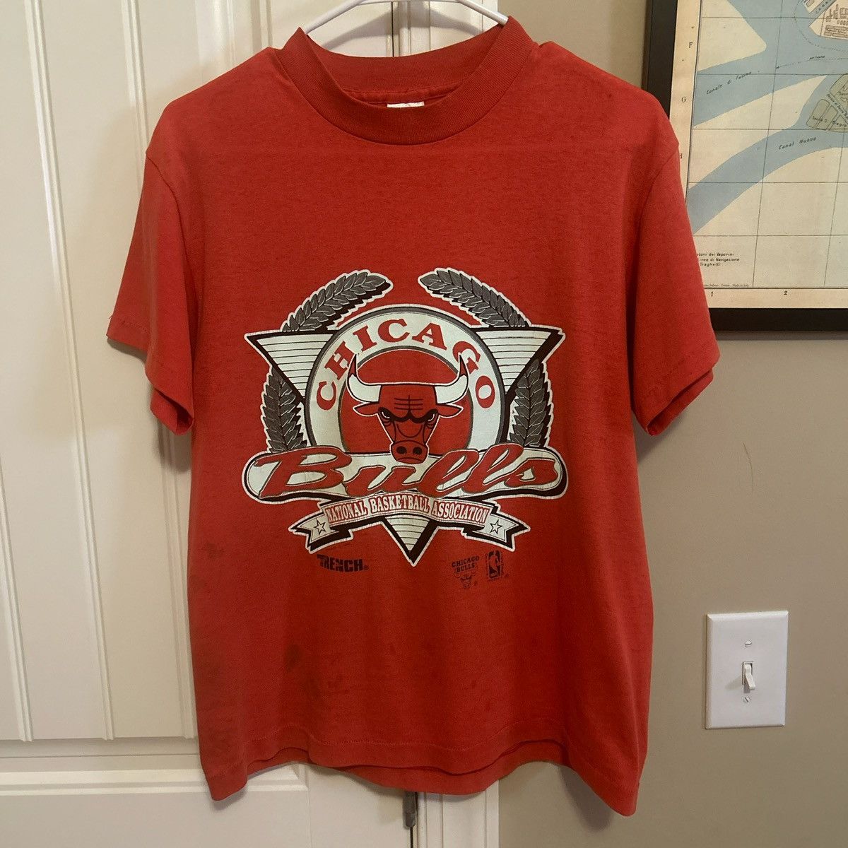 American Trench × NBA Vintage 91/92 Chicago Bulls NBA Tee Size US M / EU 48-50 / 2 - 1 Thumbnail