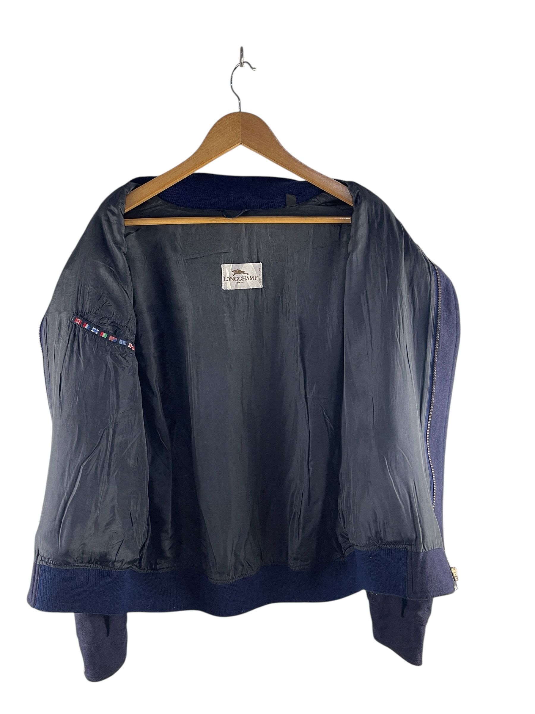 Longchamp Vintage Longchamp Paris Made in Italy Navy Casual Jacket Size US M / EU 48-50 / 2 - 3 Thumbnail