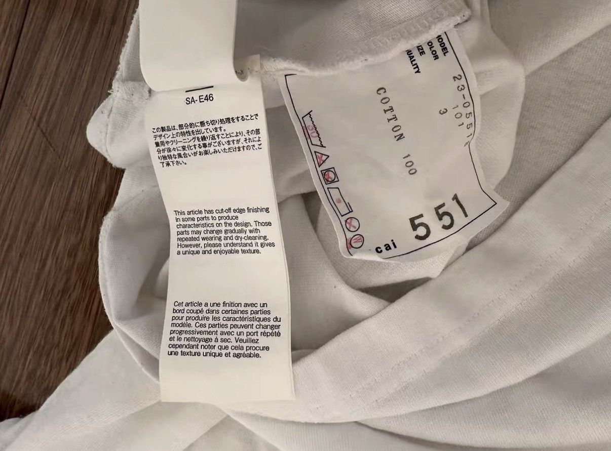 Sacai SACAI TEE Short sleeve T-shirt Size US L / EU 52-54 / 3 - 5 Thumbnail