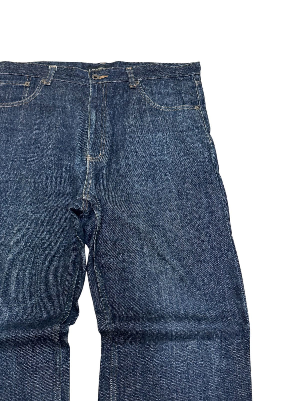 Japanese Brand ACC Asian Can Controllerz Wide Leg Denim with Back Graphic Size US 35 - 5 Thumbnail