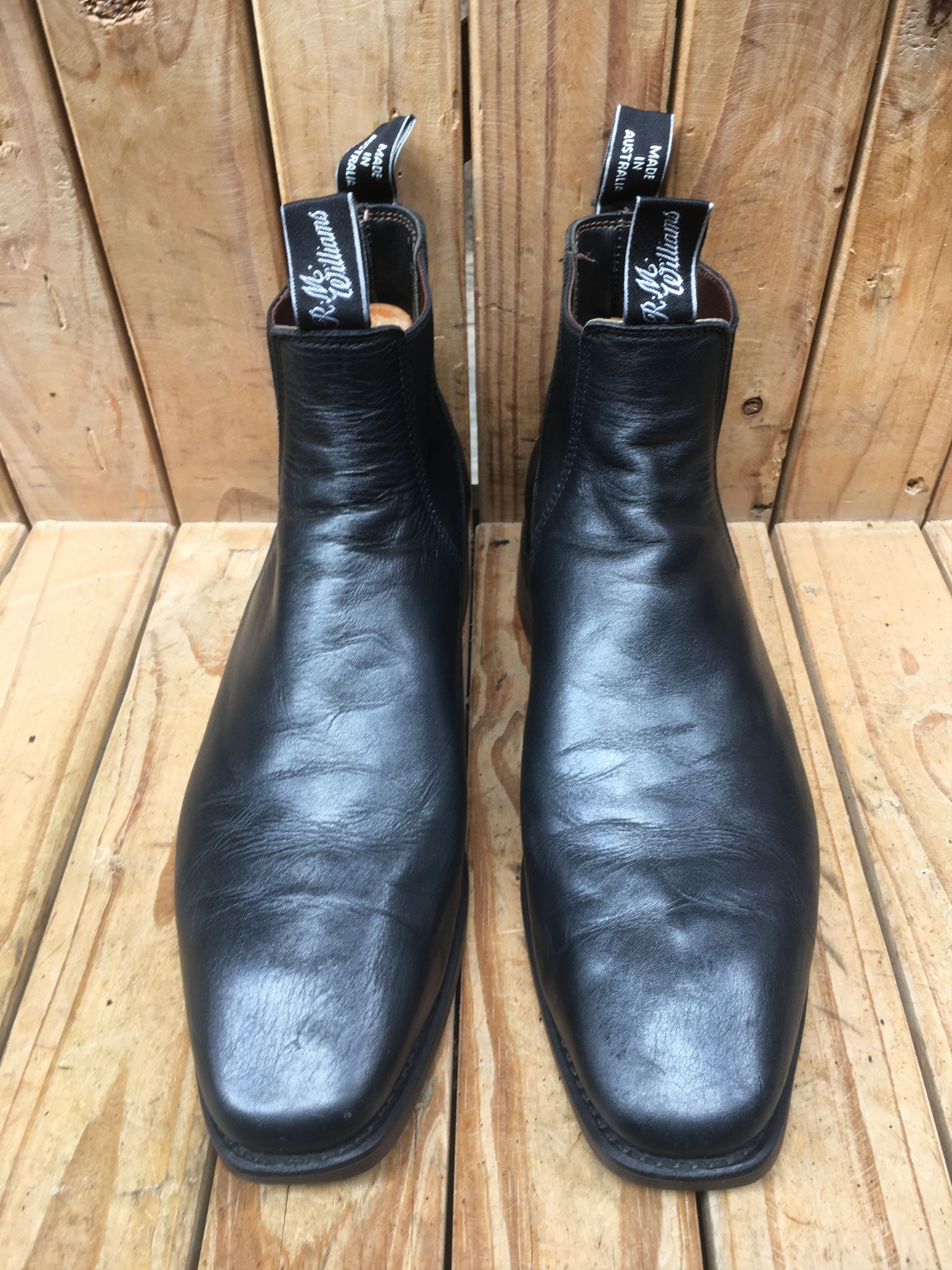 R.M. Williams Rm Williams Black leather chelsea Men Boots Size UK 11 F Size US 12 / EU 45 - 2 Thumbnail