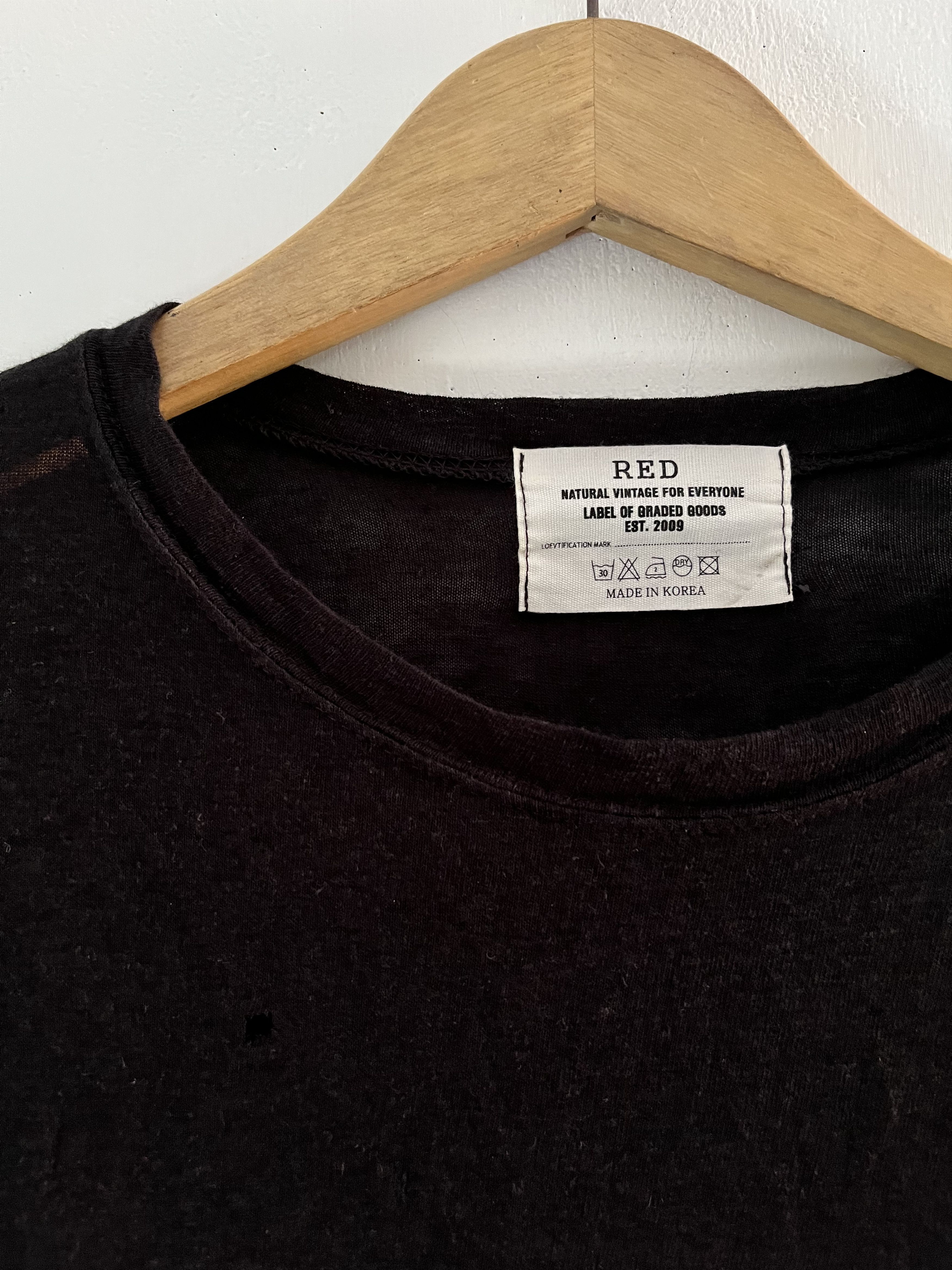 Le Grande Bleu (L.G.B.) Natural vintage double layers tshirt Size US M / EU 48-50 / 2 - 8 Thumbnail