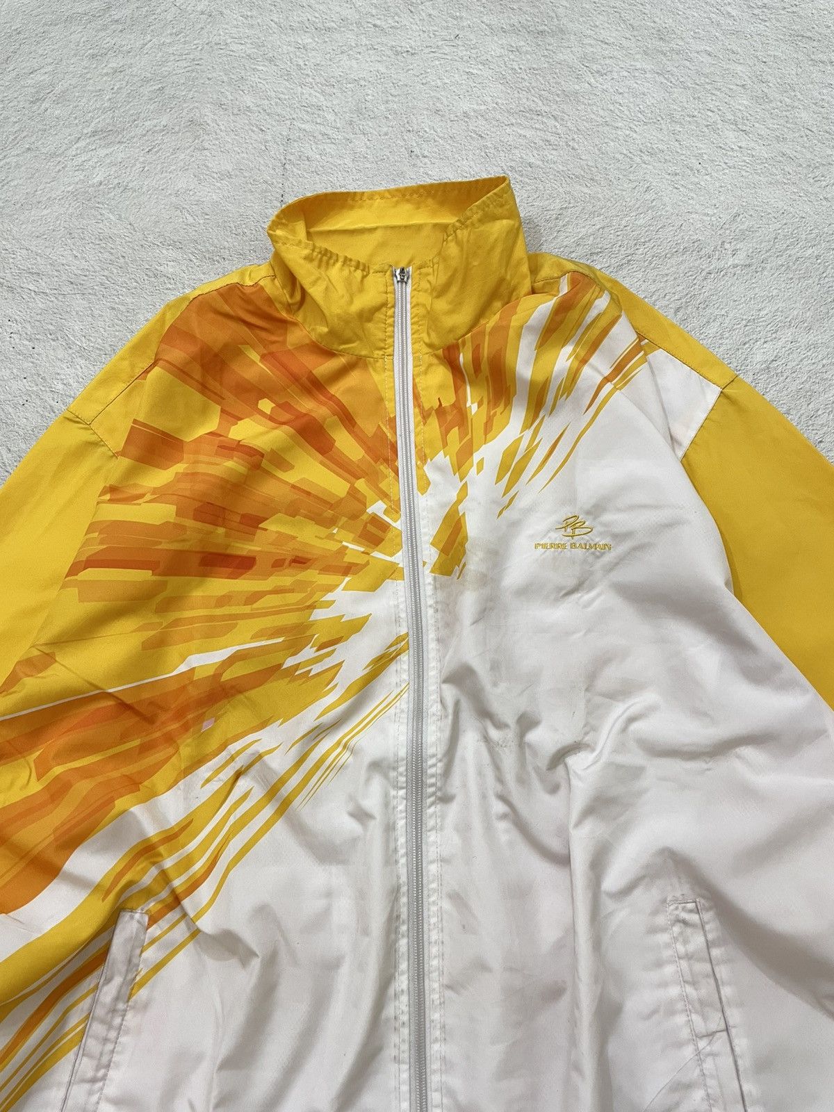 Balmain 2000s Balmain Windbraker Jacket Color Block Balenciaga Y2K Size US XXL / EU 58 / 5 - 2 Thumbnail