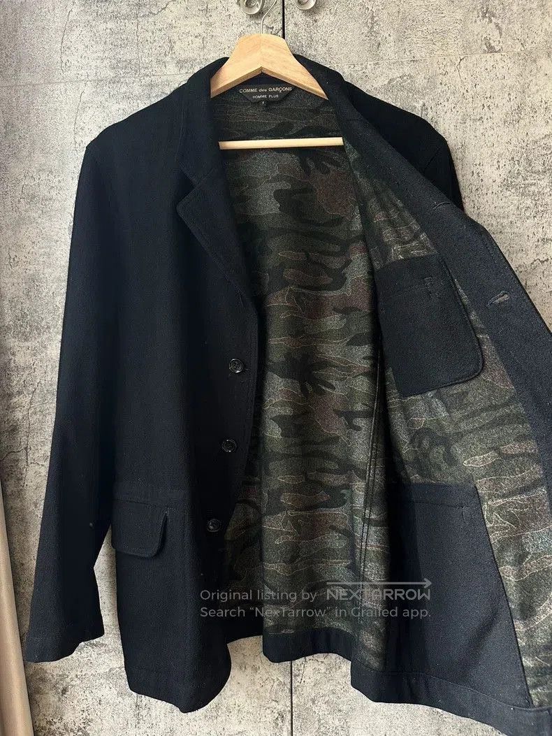 Comme des Garcons COMME des GARÇONS HOMMEplus Wool Blazer. Size US S / EU 44-46 / 1 - 4 Thumbnail