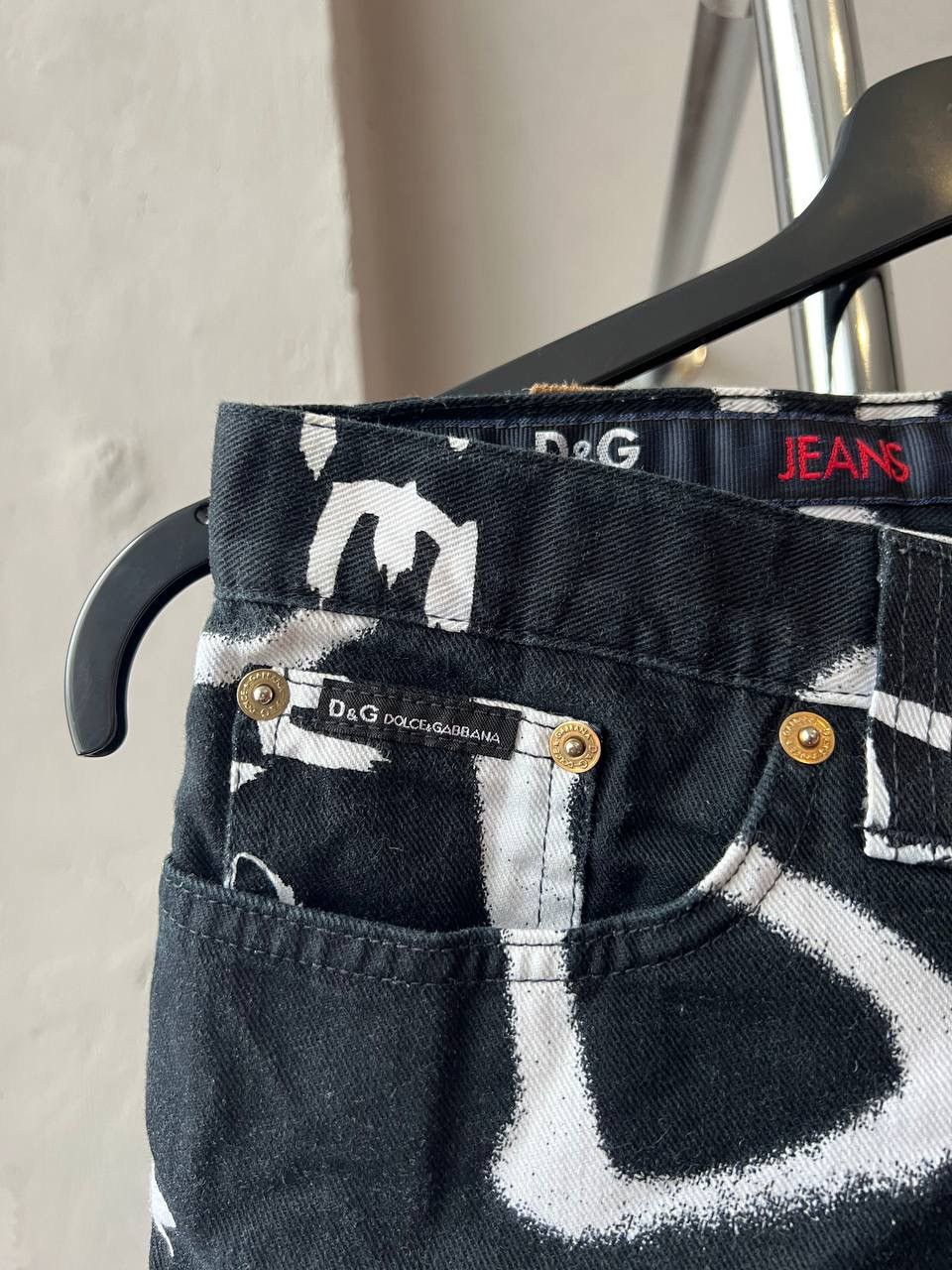 Dolce & Gabbana DILCE&GABBANA ARCHIVAL ICONIC GRAFFIC PRINT WOMEN PANTS 31 Size 31" - 6 Thumbnail