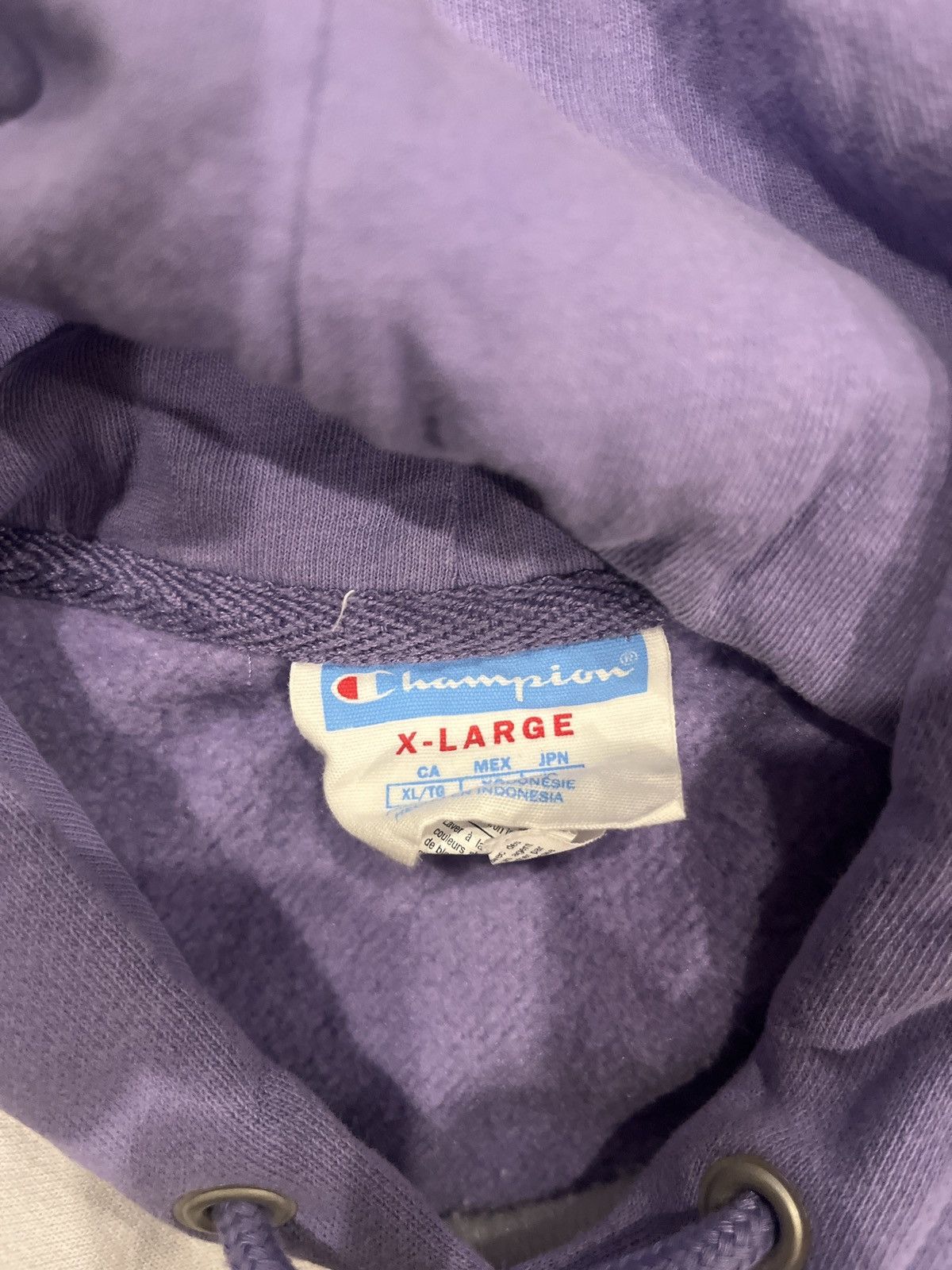 Champion Champion Purple Blocked Hoodie Size US XL / EU 56 / 4 - 4 Thumbnail