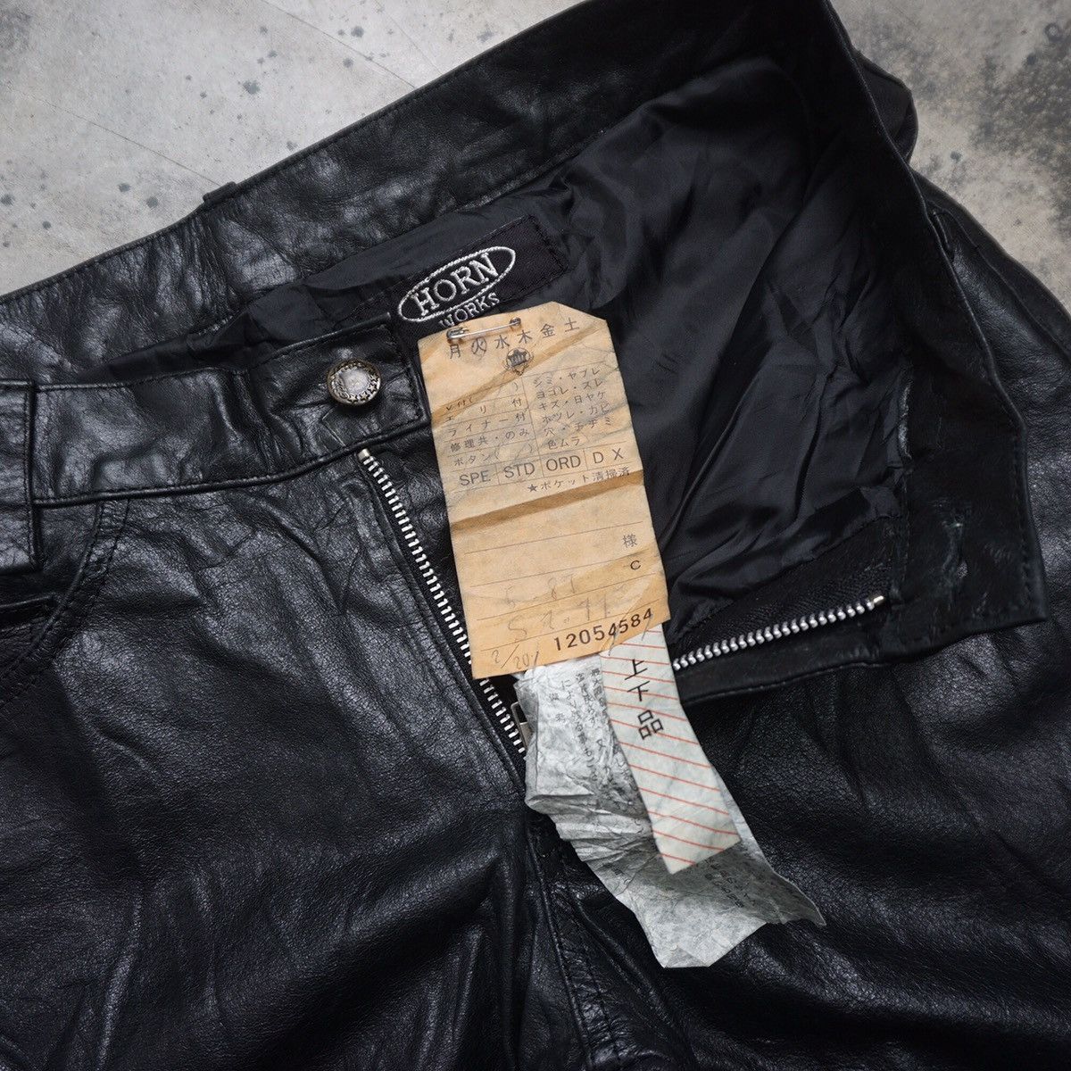 Genuine Leather × Japanese Brand × Leather Horn work Genuine Leather Pant Size US 30 / EU 46 - 5 Thumbnail