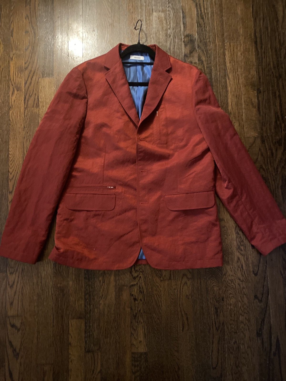Tres Bien Tres Bien Burgundy Blazer Size 40R Size Large Size 40R - 1 Thumbnail