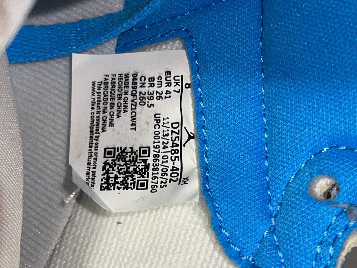 Jordan Brand × Nike Nike Air Jordan Retro 1 “UNC Reimagined” size 8 Men’s Size US 8 / EU 41 - 7 Thumbnail