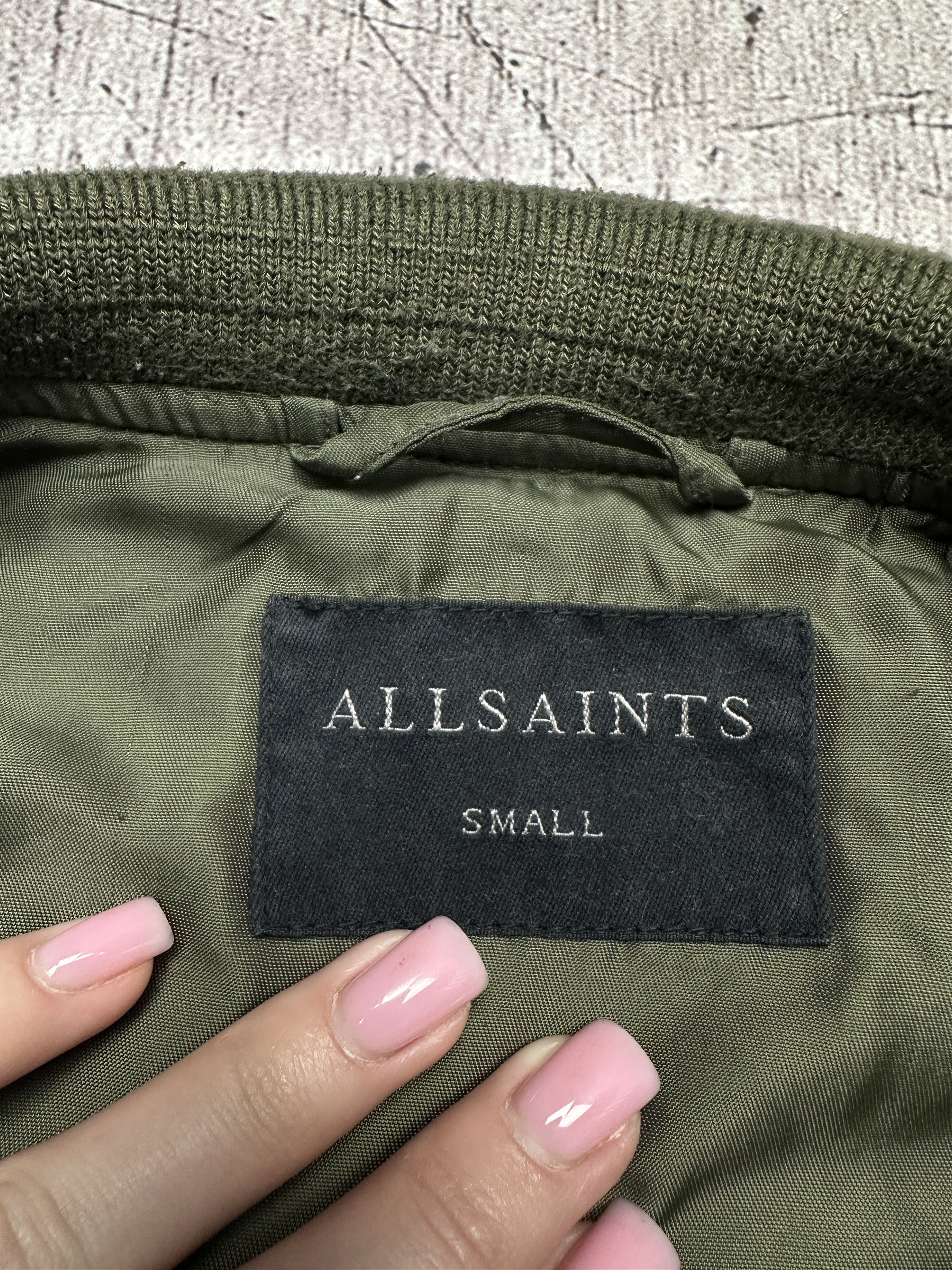 Allsaints Allsaints Mens Bellevue Nylon Bomber Jacket Size US S / EU 44-46 / 1 - 6 Thumbnail