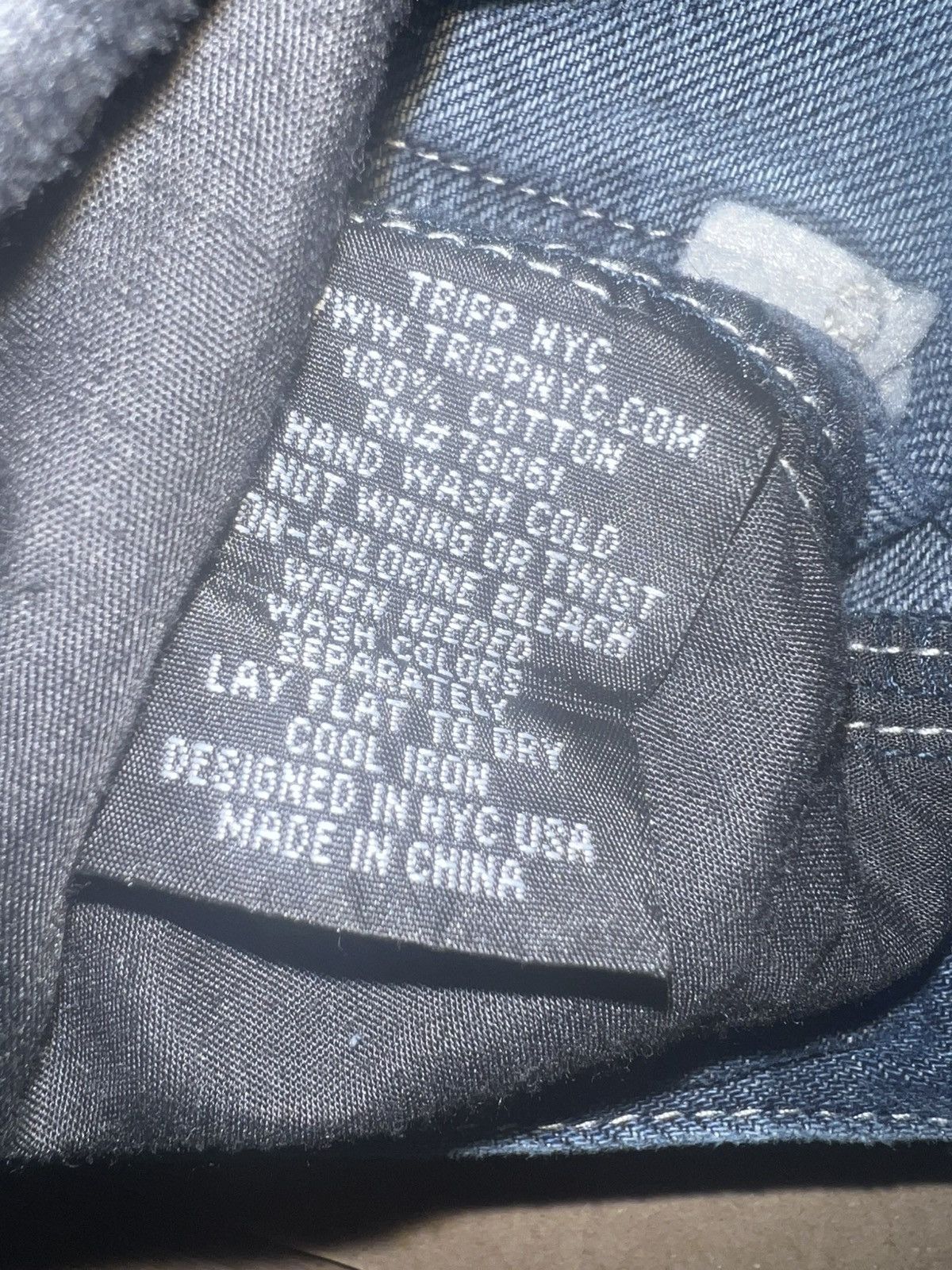Tripp NYC TRIPP NYC "SUPER O-RING PANT BLUE DENIM" Size US 31 - 5 Thumbnail