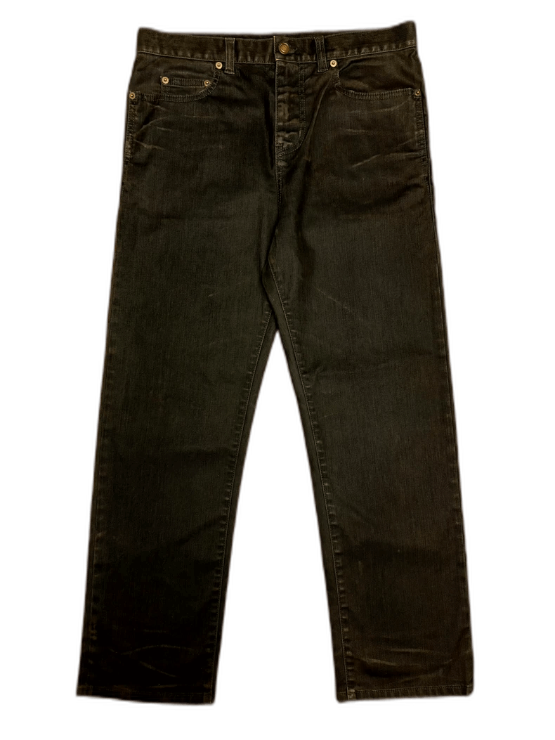 Saint Laurent Paris saint laurent 22ss black denim jeans Size US 29 - 1 Thumbnail
