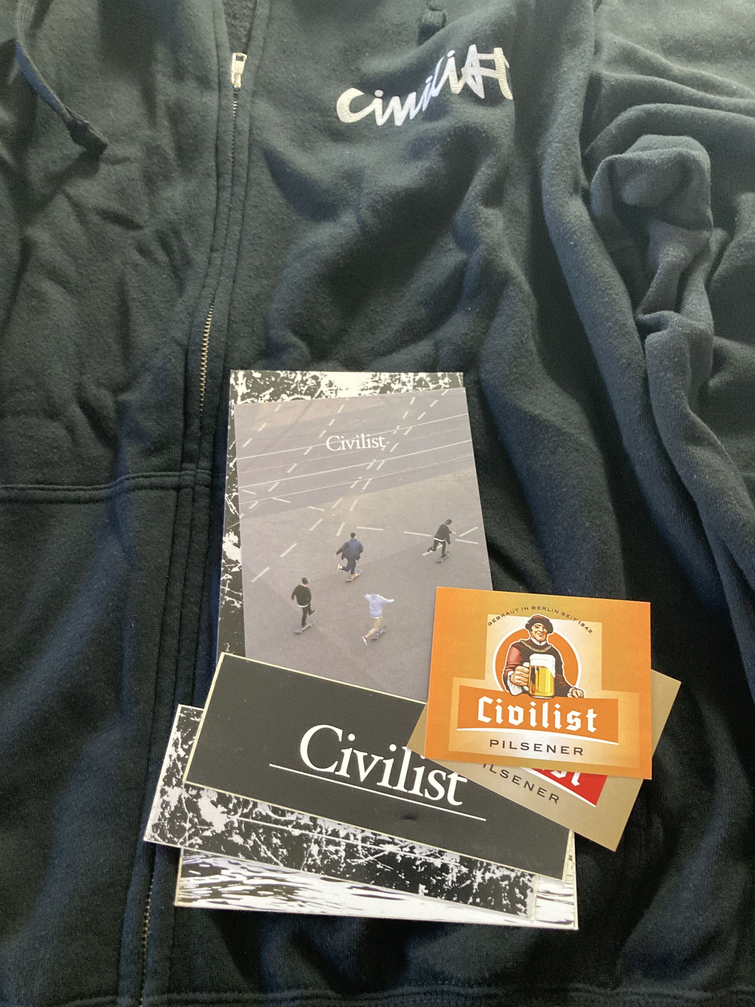 Chocolate Chocolate / Civilist Hoodie. Made in Mexico. Size L Size US L / EU 52-54 / 3 - 8 Thumbnail