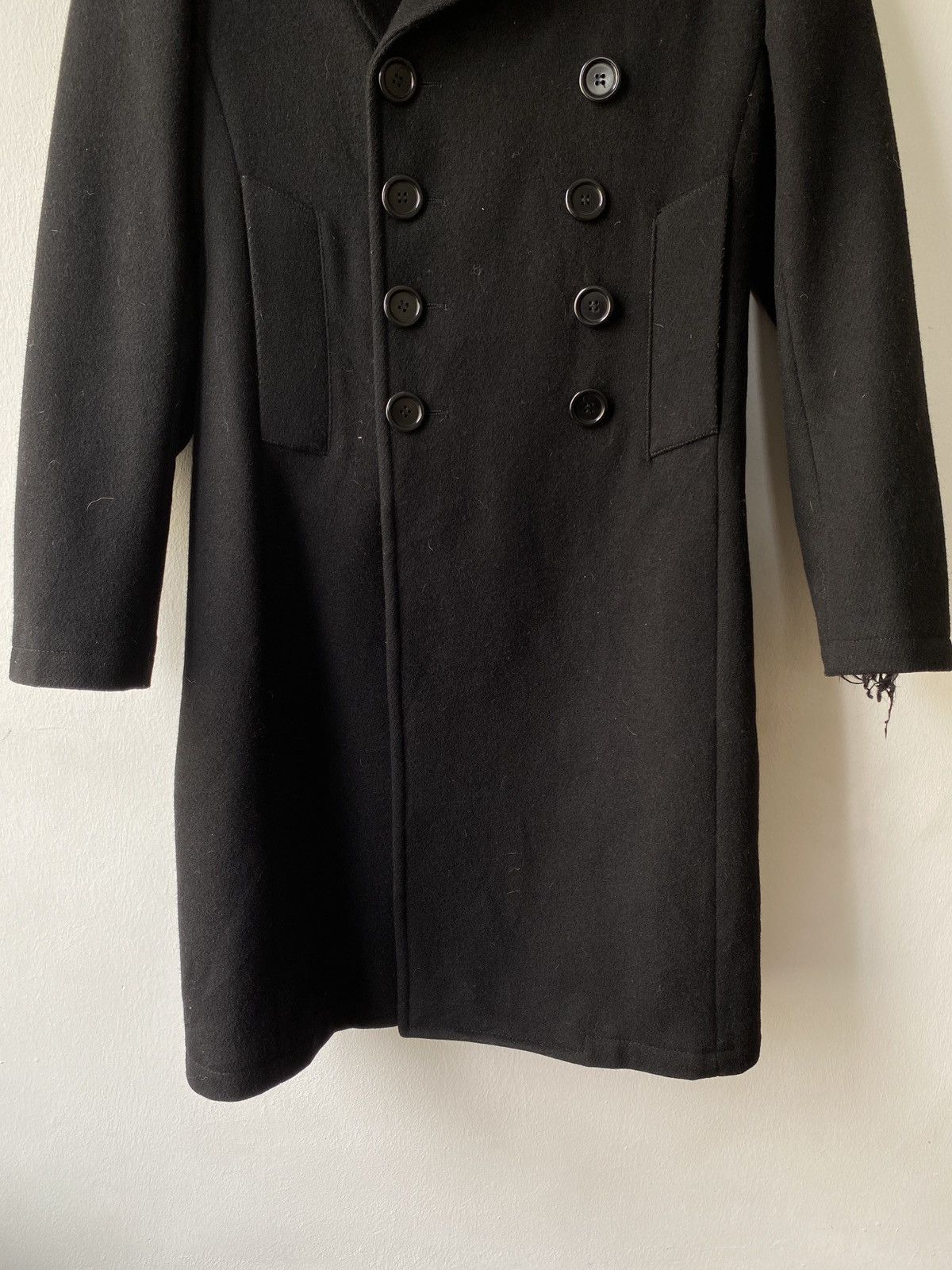 Dirk Bikkembergs Dirk Bikkembergs Double Breasted Chesterfield Wool Coat Size US S / EU 44-46 / 1 - 8 Thumbnail