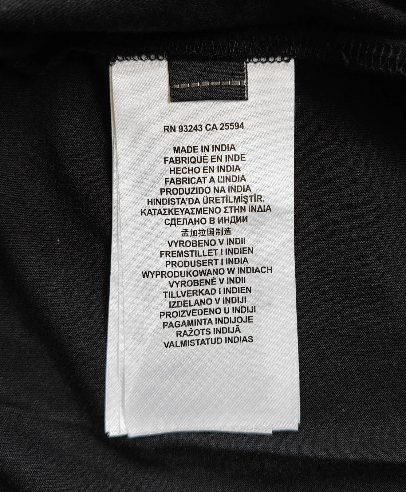 Diesel DIESEL Black T-Shirt With Logo Patch T 4116 Size US L / EU 52-54 / 3 - 6 Thumbnail