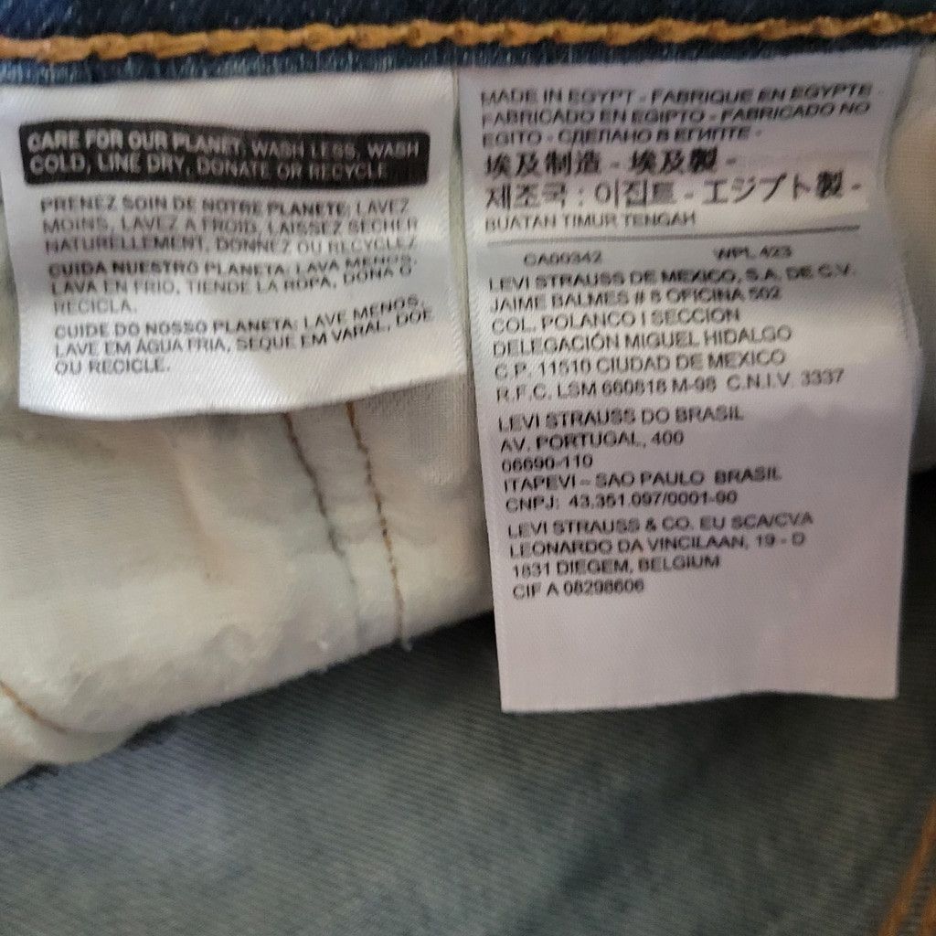 Levi's Levi's 502 Slim-Fit Blue Jeans Size 34/32 Men's Excellent Size US 34 / EU 50 - 8 Thumbnail